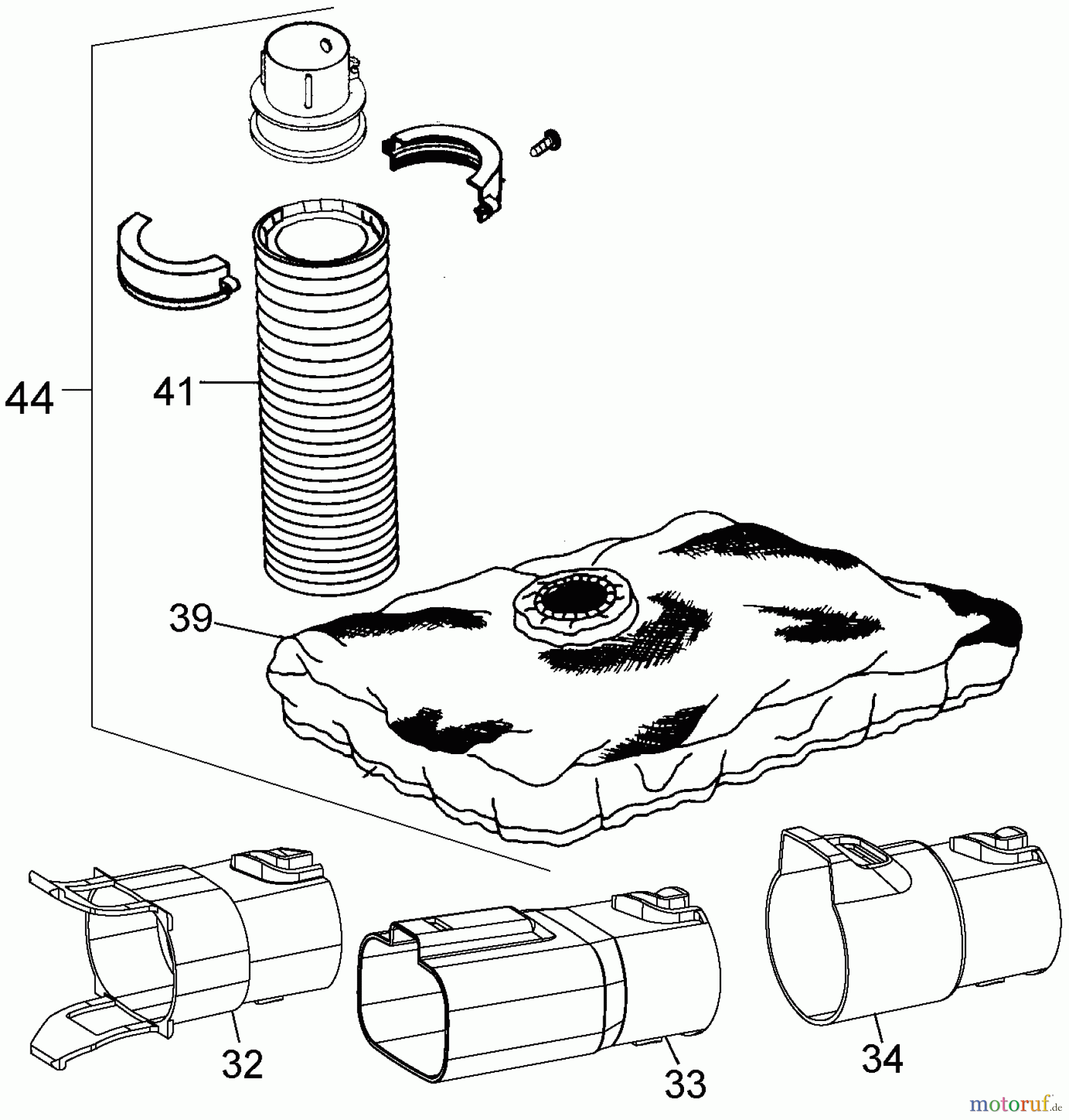BLACK+DECKER PROFESSIONELL STAUBABSCHEIDER UND -SAMMLER LEAF COLLECTION SYSTEM BV-006L Seite 1