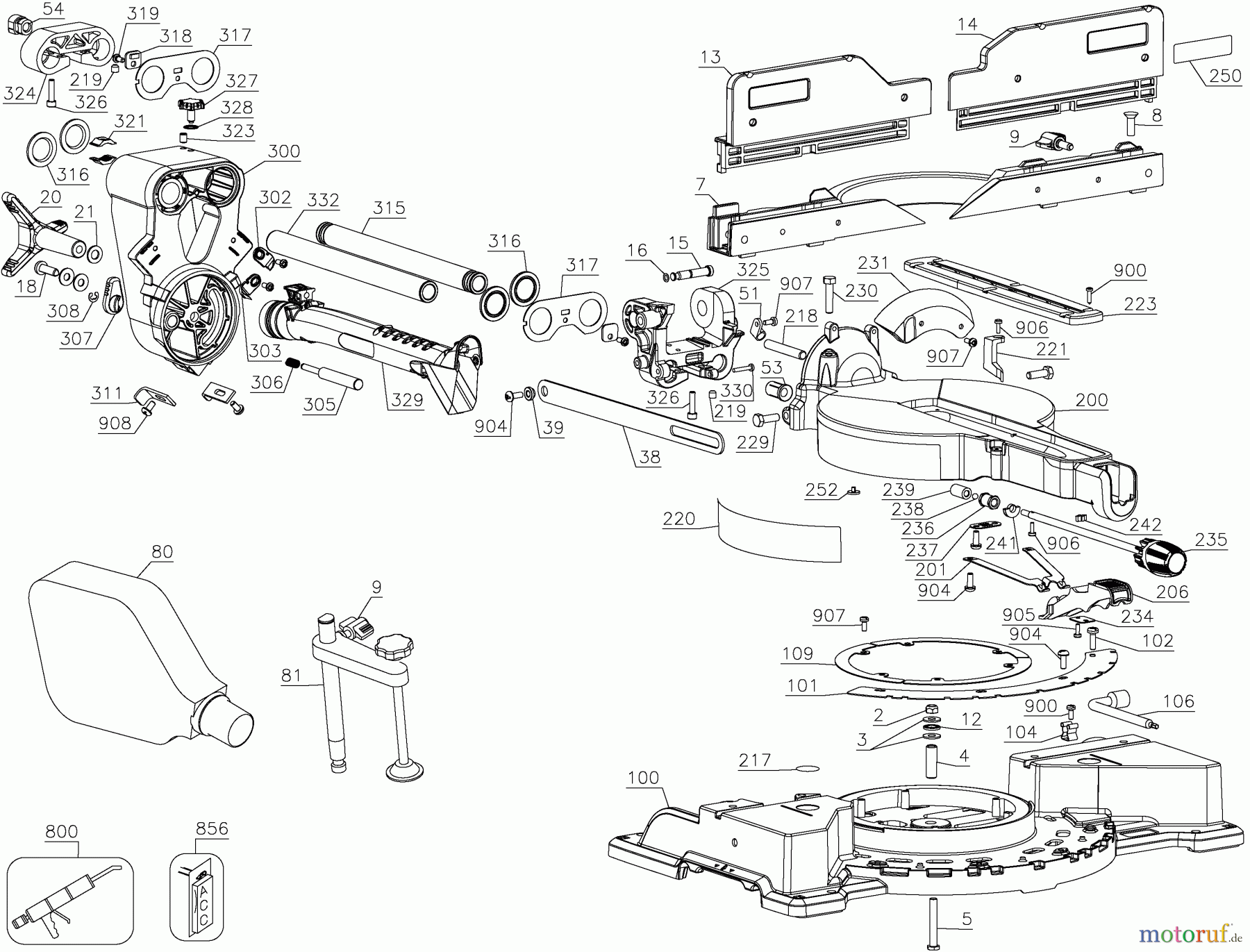 DEWALT HOLZARBEITEN Gehrungssägen 12IN BEVEL MITER SAW DWS709 Seite 2