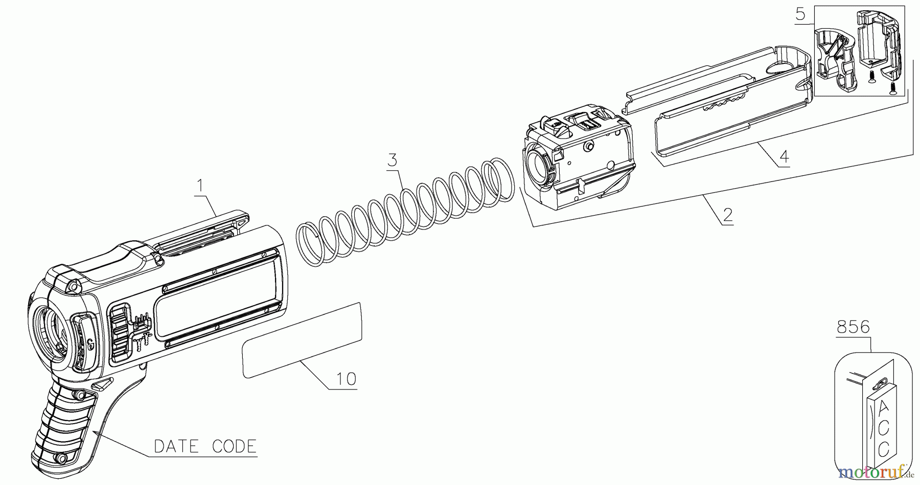DEWALT SCHRAUBER Akku Schrauber ZUBEHOR DCF6201 Seite 1