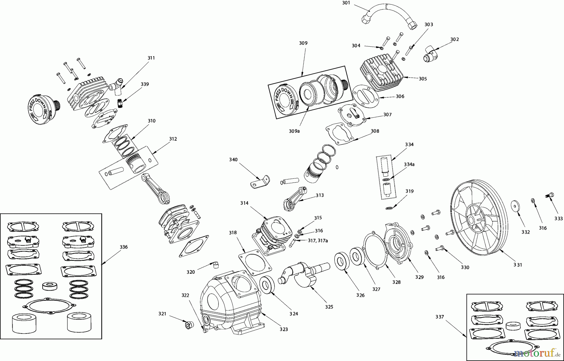  PORTER CABLE Divers AIR COMPRESSOR DXCMLA1683066 Seite 3