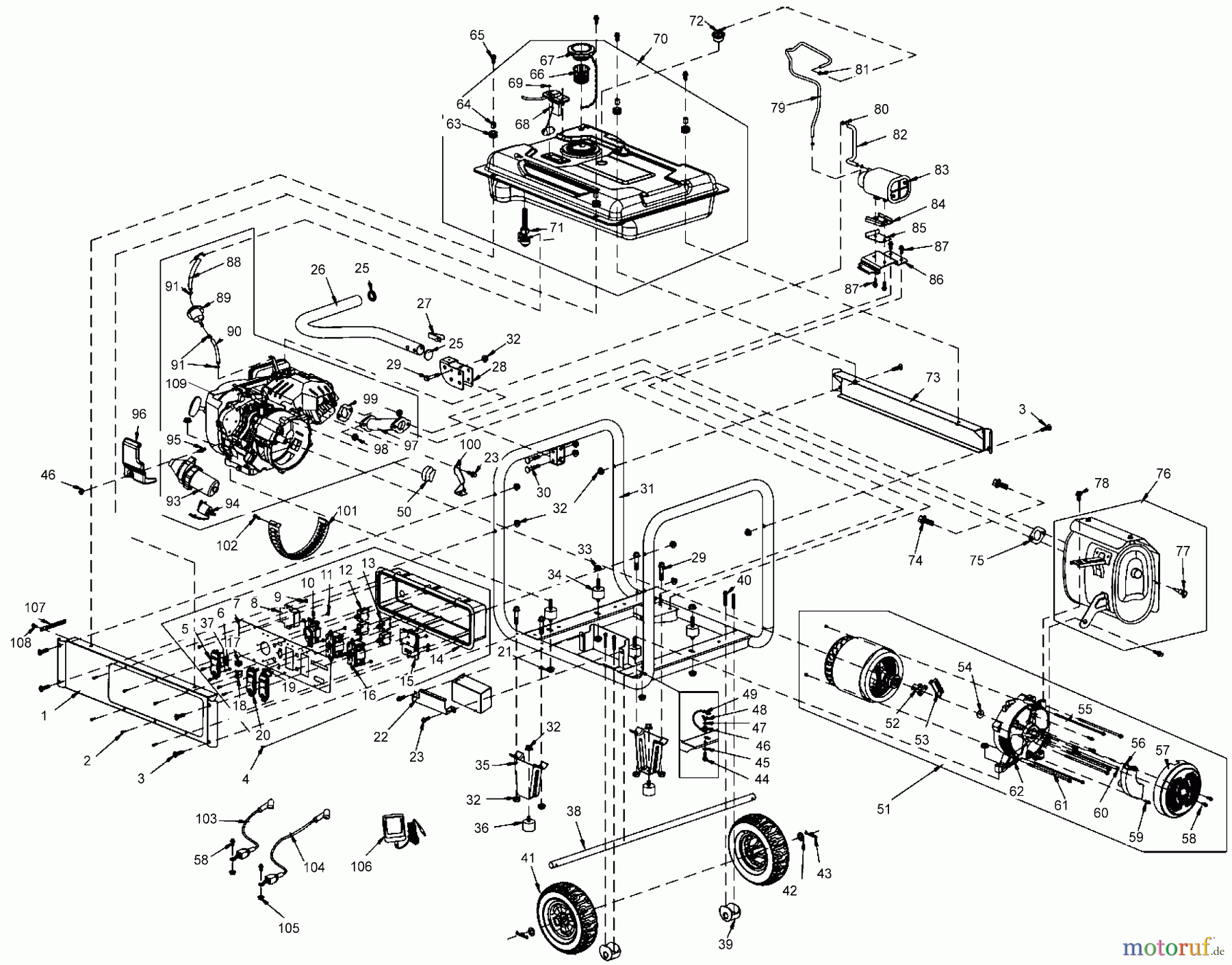 DEWALT Divers GENERATOR DXGNR7000 Seite 1