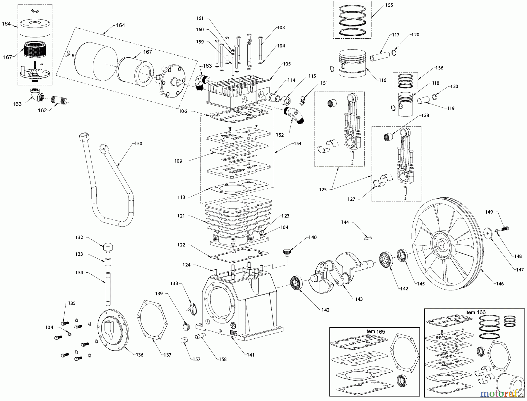 PORTER CABLE CORDED COMPRESSOR KOMPRESSOR DXCMH1393075 Seite 1