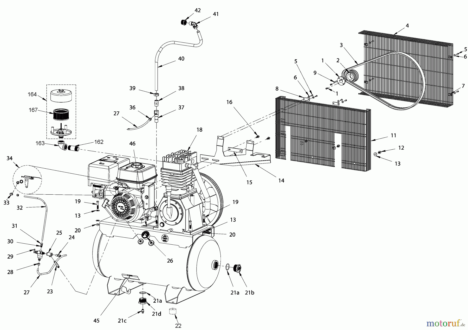PORTER CABLE CORDED COMPRESSOR KOMPRESSOR DXCMH1393075 Seite 2