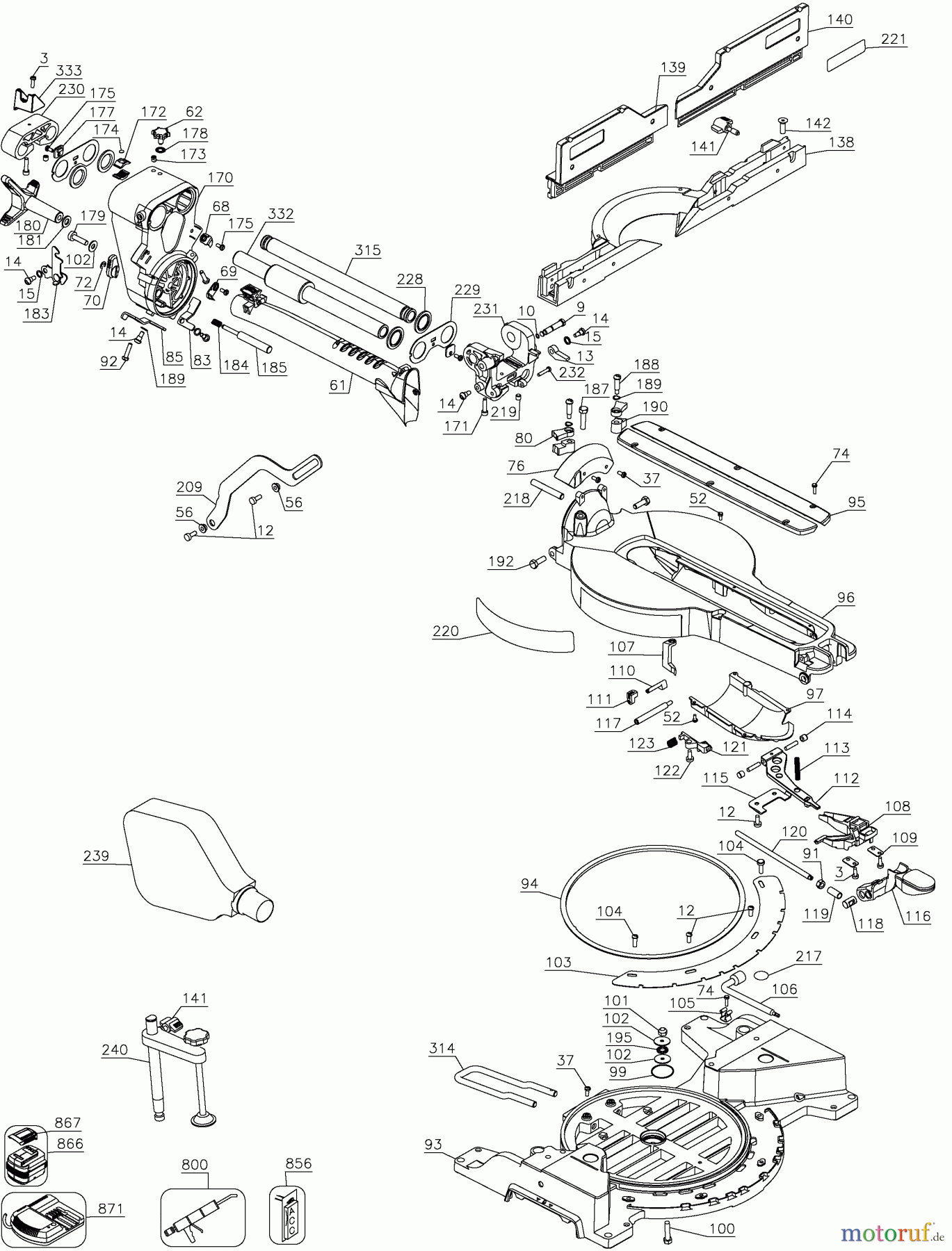 DEWALT HOLZARBEITEN  Gehrungssägen 120V CORD/CRDLSS MIT DHS790AB Seite 2