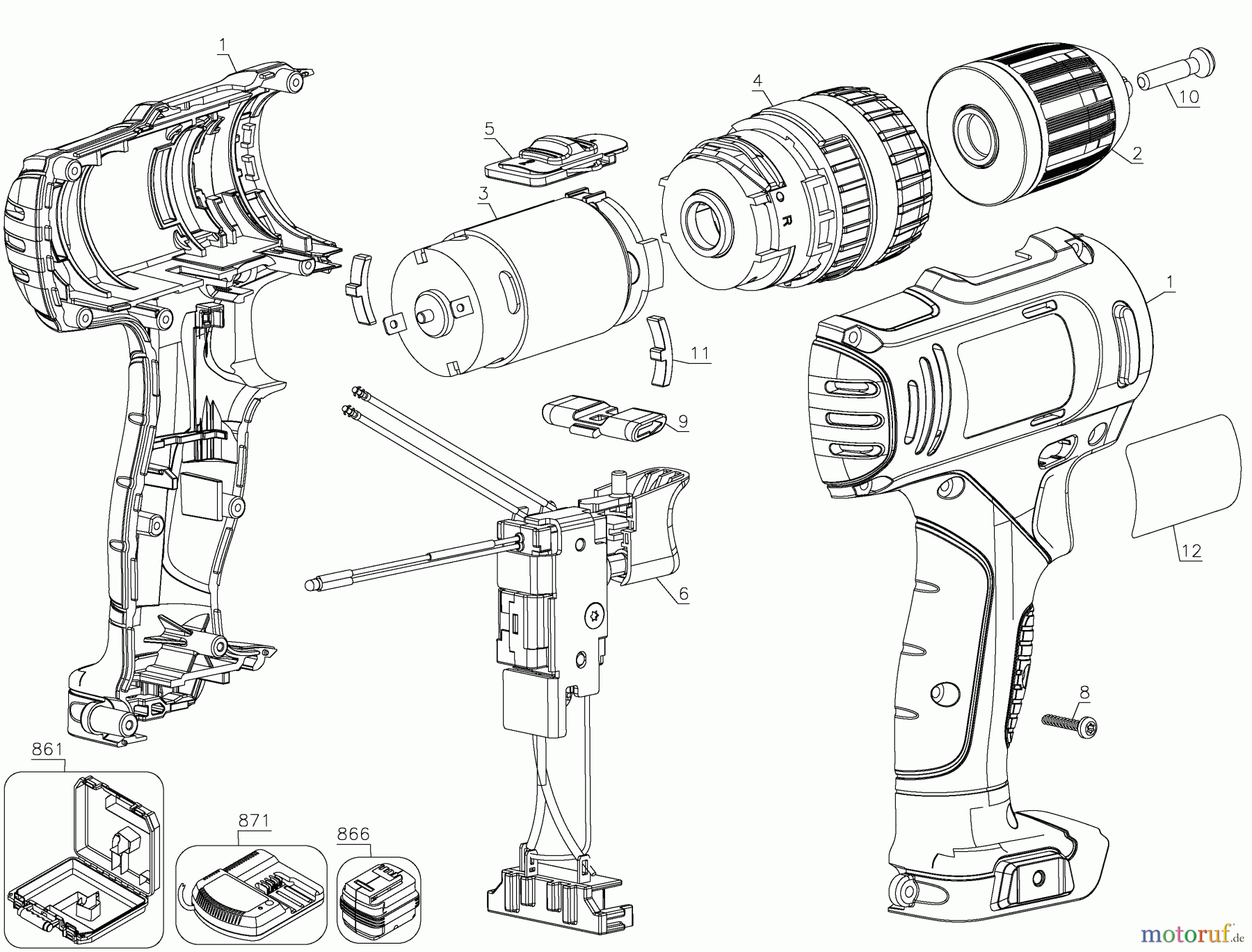 STANLEY CORDLESS DRILLS CDLS DRILLS 12V 12V LI-LON HAMMER DR SCH12S2K Seite 1