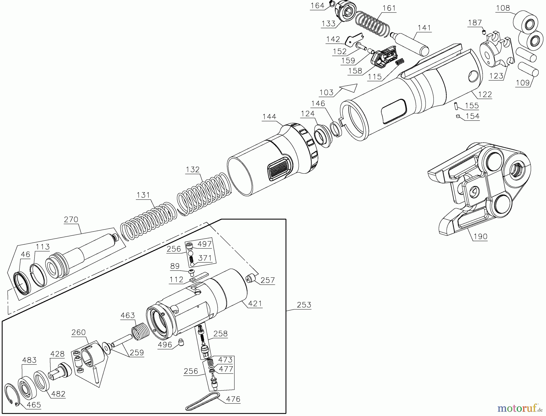 DEWALT Akku MECHANISCH ELEKTRISCH KLEMPNER 20V STANDARD PRESS TOOL NO JAWS DCE200M2 Seite 2