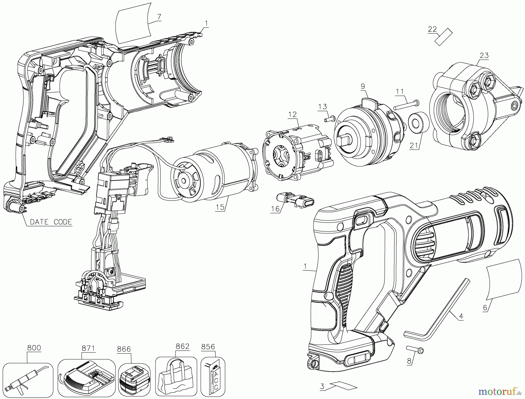 DEWALT METALLBEARBEITUNG SCHEREN & NIBBLER 20V 18G OFST SHEAR DCS496B Seite 1