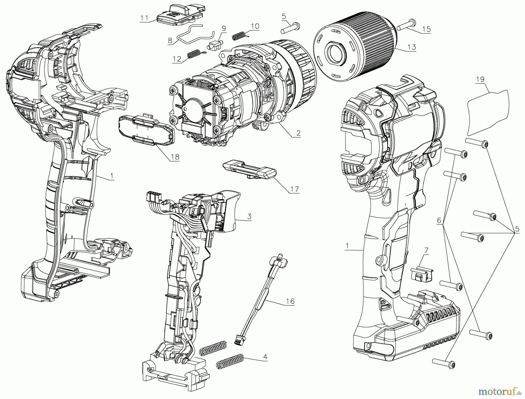  PORTER CABLE CORDLESS DRILLS COMP BRUSHLESS DRILL PCC608LB Seite 1