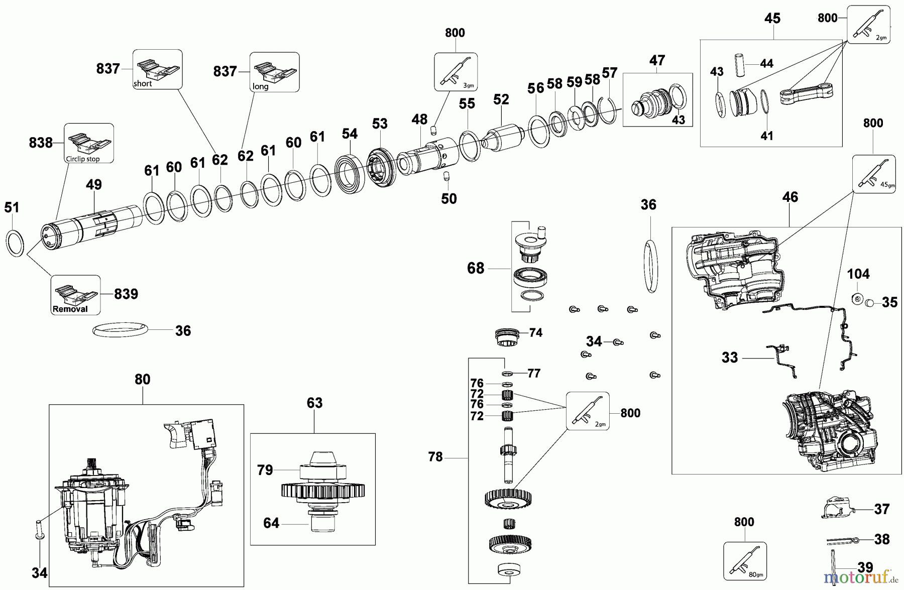  DEWALT Divers 3.5J 9AH 20V COM ROT DCH293X2 Seite 2