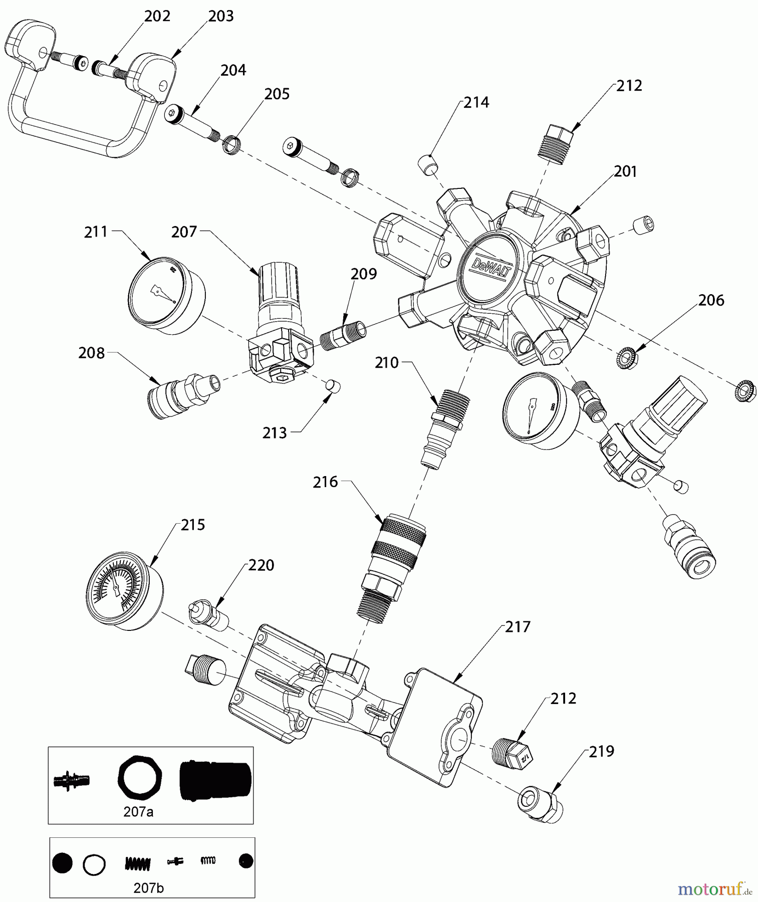  DEWALT Divers PORTAB AIR COMPRESS DXCMWA5591056 Seite 3