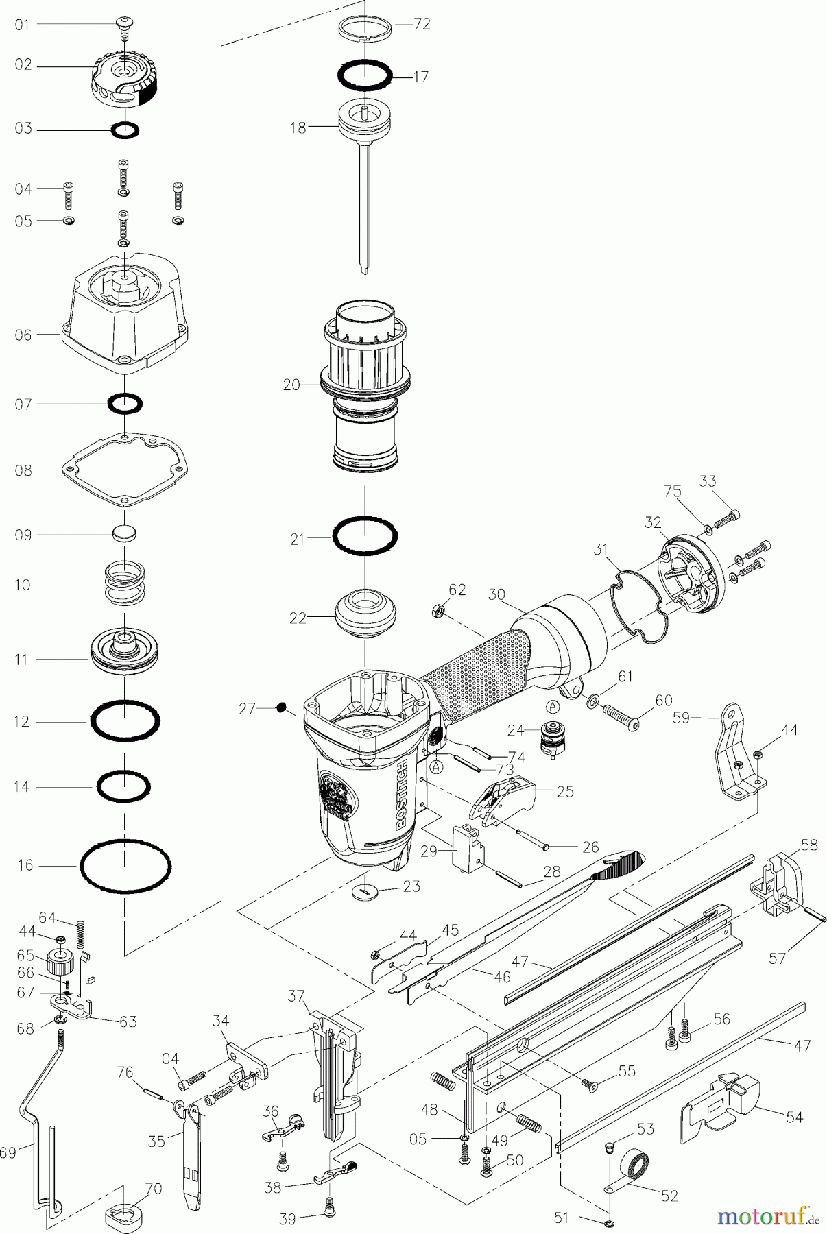 BOSTITCH NAILERS 16GA STRAIG FIN NAIL BTFP1664K Seite 1