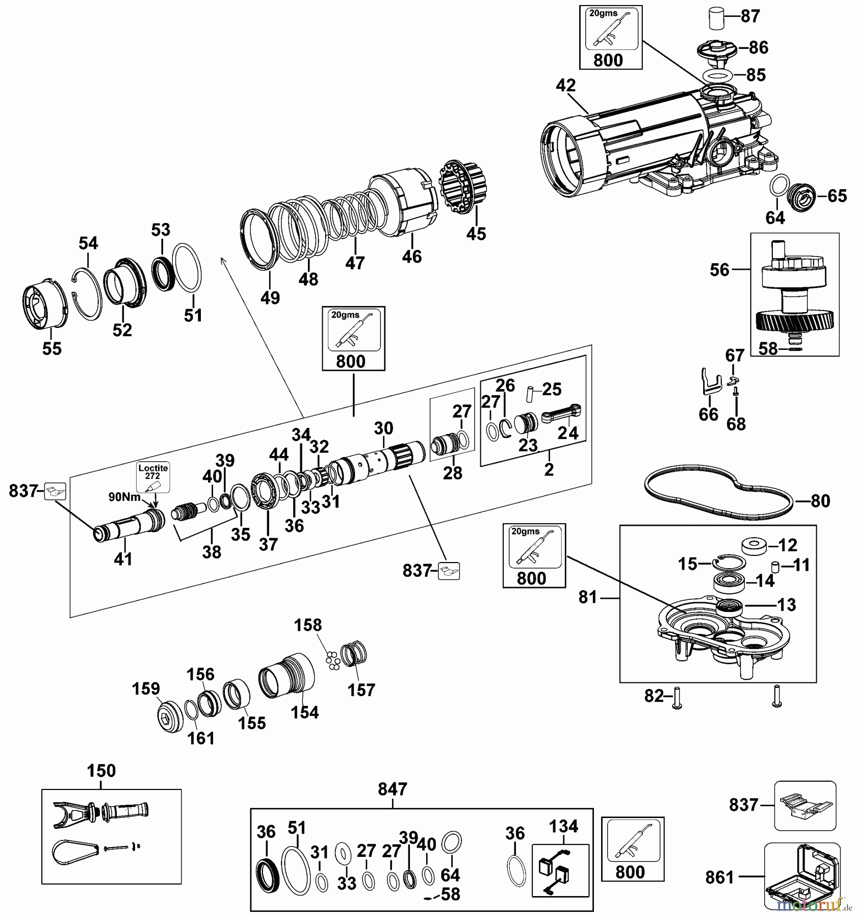 DEWALT Bohrhämmer Meisselhämmer 17mm HEX CHIPPER D25811K Seite 2