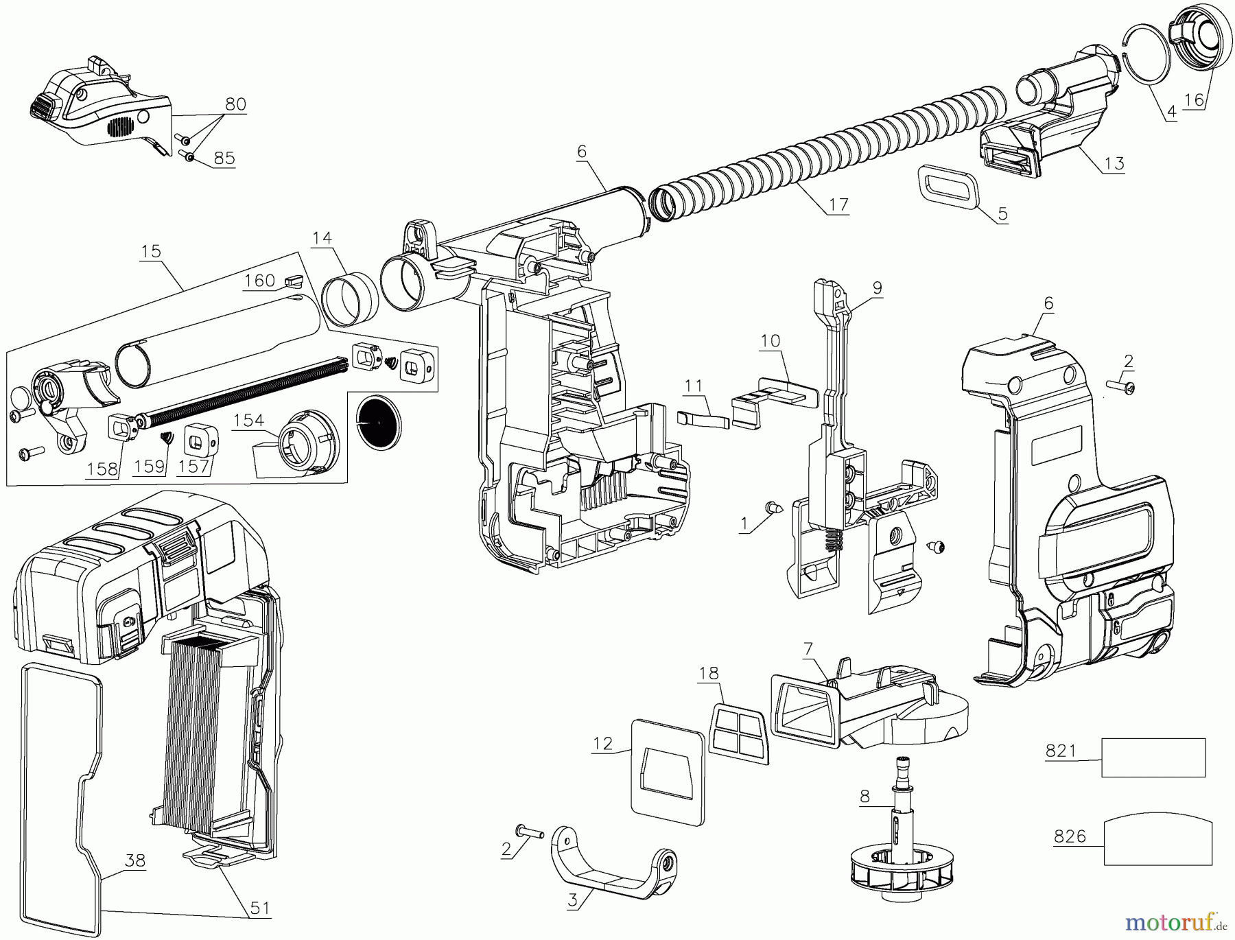 DEWALT VAKUUMEXTRAKTOREN OSHA COMPLAINT DUST DWH304DH Seite 1