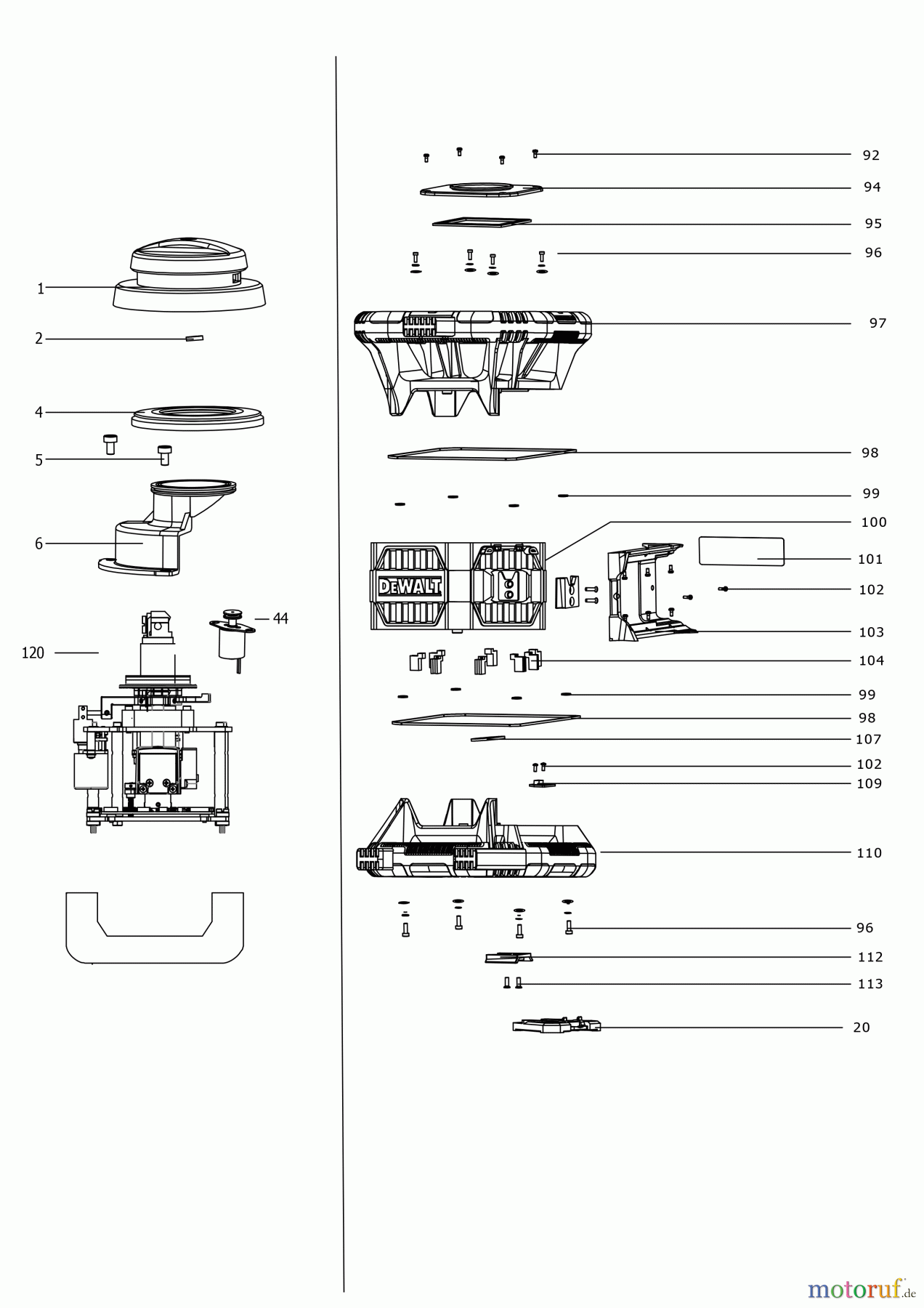  DEWALT LASERS ROTATIONSLASER DW074LRB Seite 3