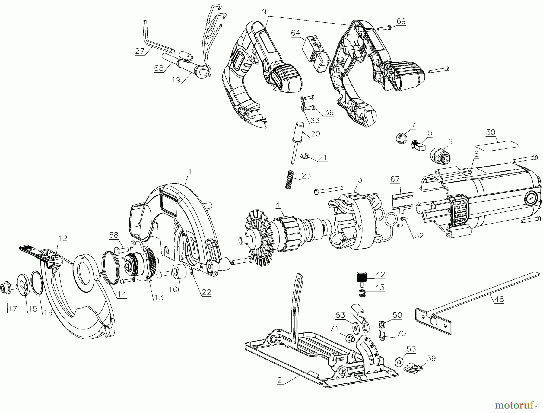 BLACK+DECKER Divers 1350W CIRCULAR SAW CS1350P Seite 1