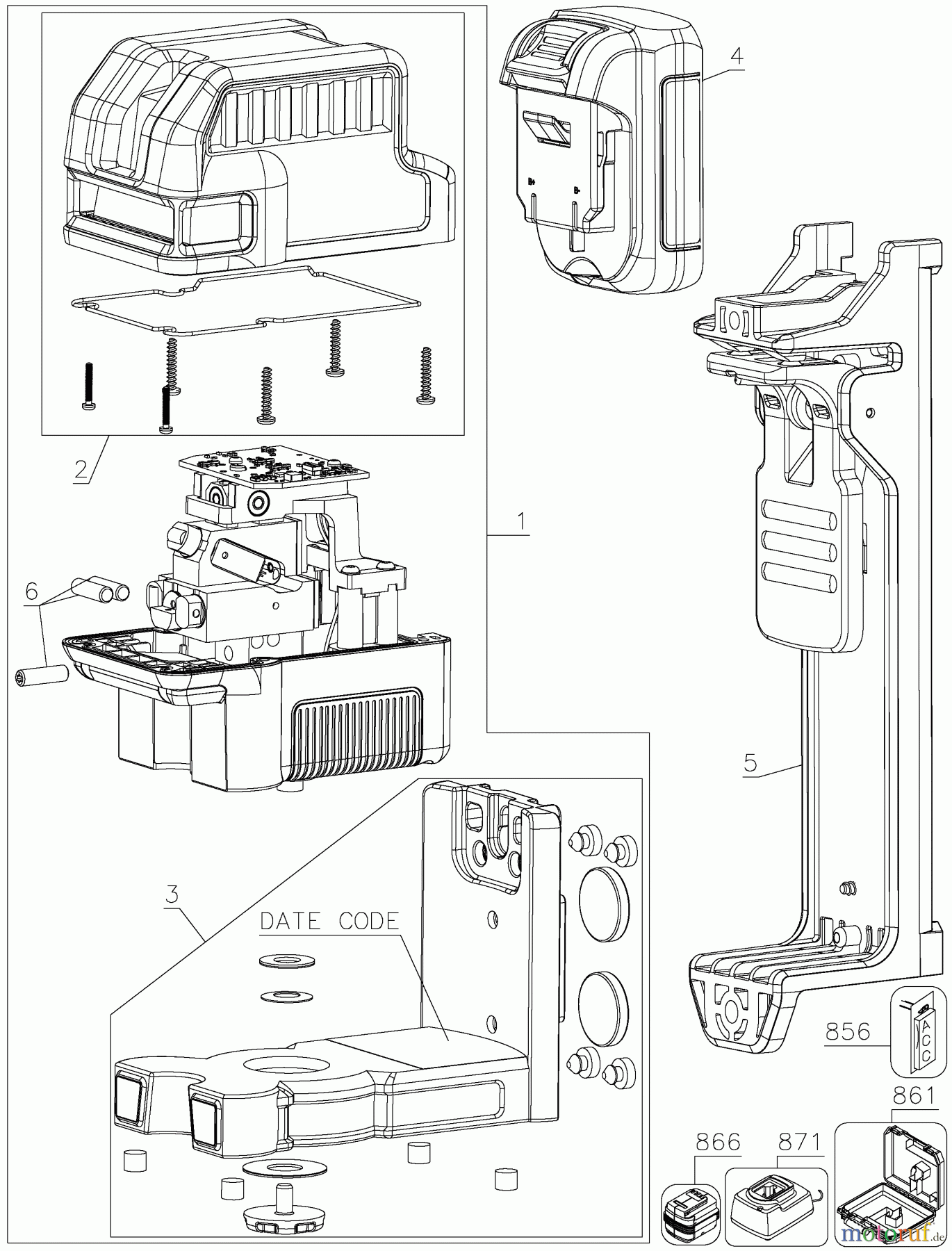 DEWALT LASERS PUNKTLASER DW0822LG-K Seite 1