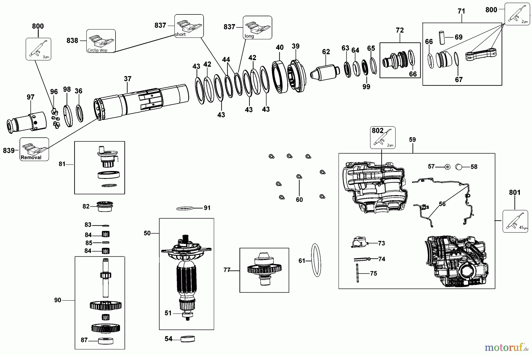 DEWALT Bohrhämmer Bohrhämmer SDS-PLUS BOHRHAMMER D25333K Seite 1