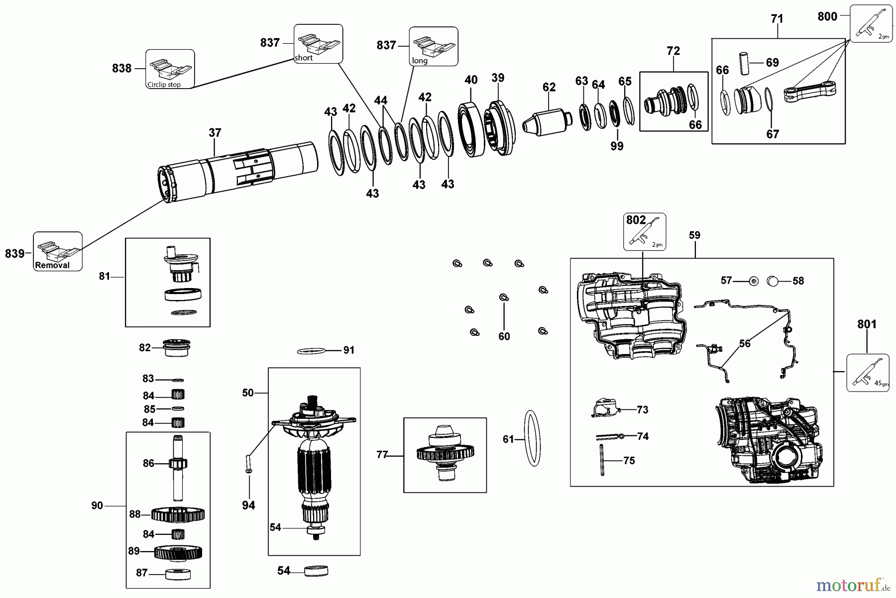 DEWALT Bohrhämmer Bohrhämmer SDS-PLUS BOHRHAMMER D25334K Seite 2