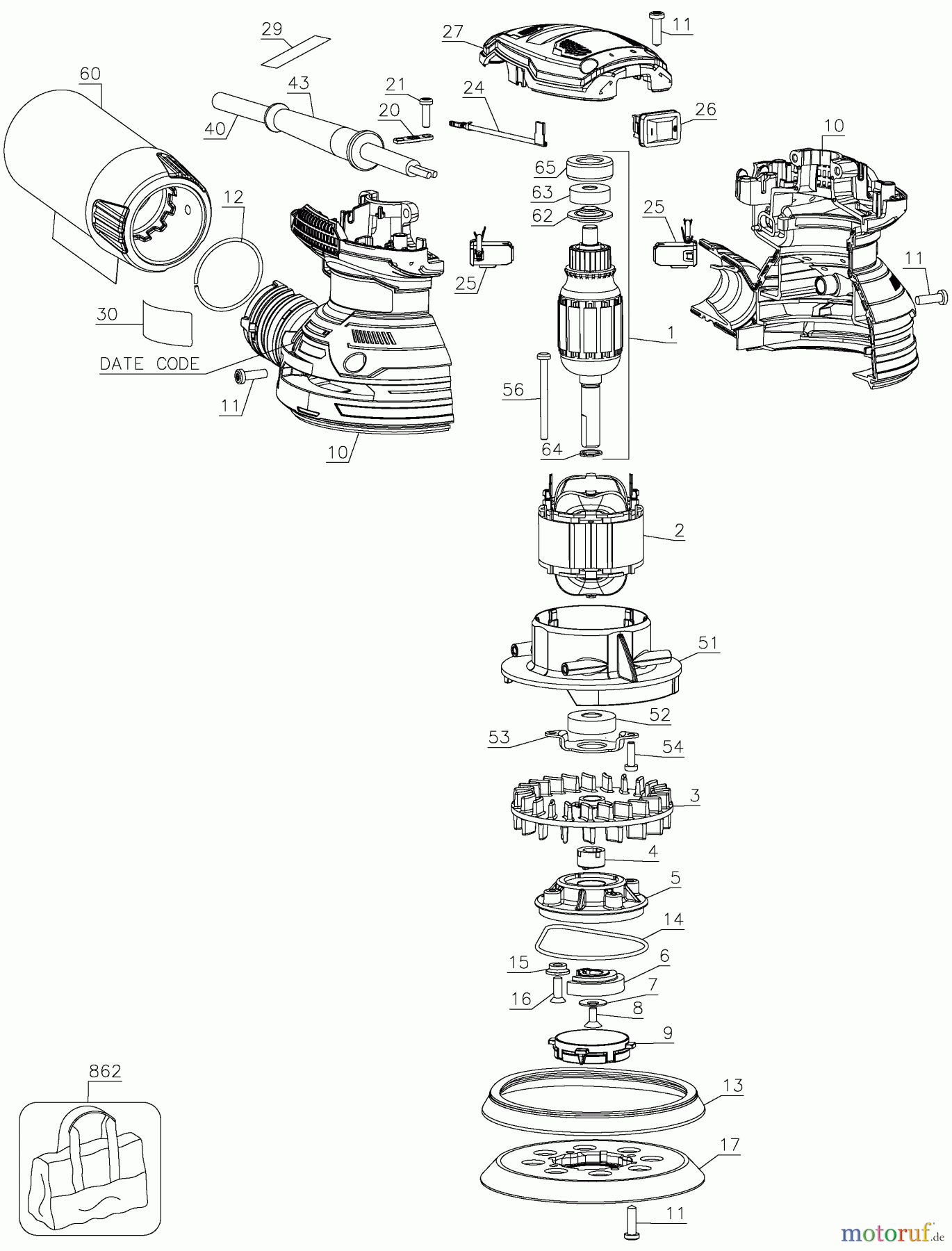CRAFTSMAN CORDLESS OUTDOOR EKZENTERSCHLEIFER CMEW231R Seite 1