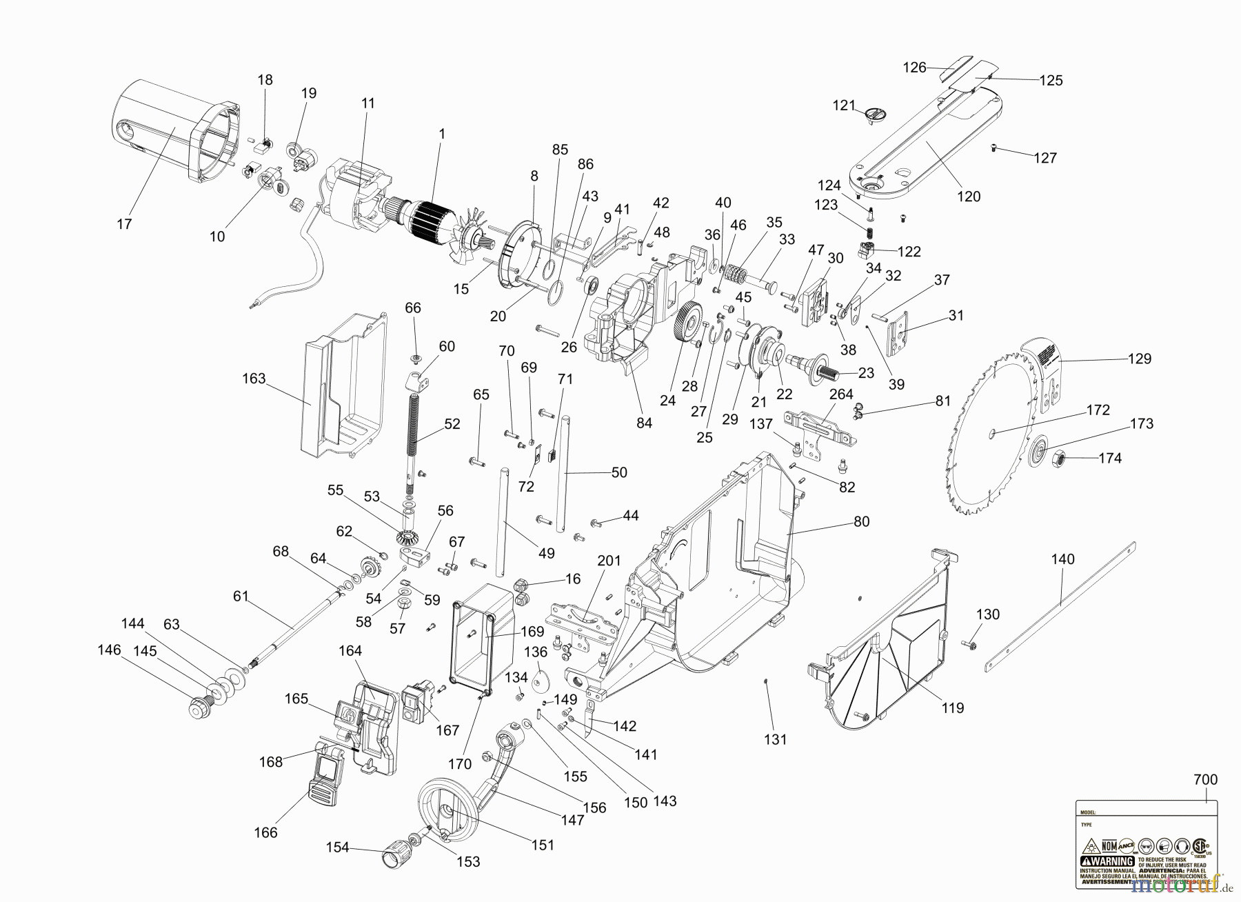 DEWALT HOLZARBEITEN UNIVERSAL-SÄGEN TISCH SAGEN DWE7491RSR Seite 1