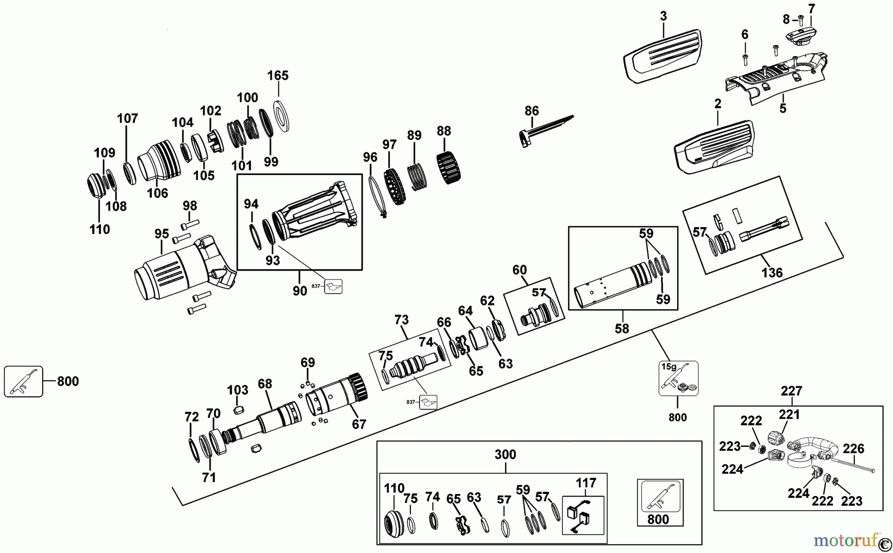DEWALT Bohrhämmer Meisselhämmer MEISSELHAMMER D25892K Seite 2