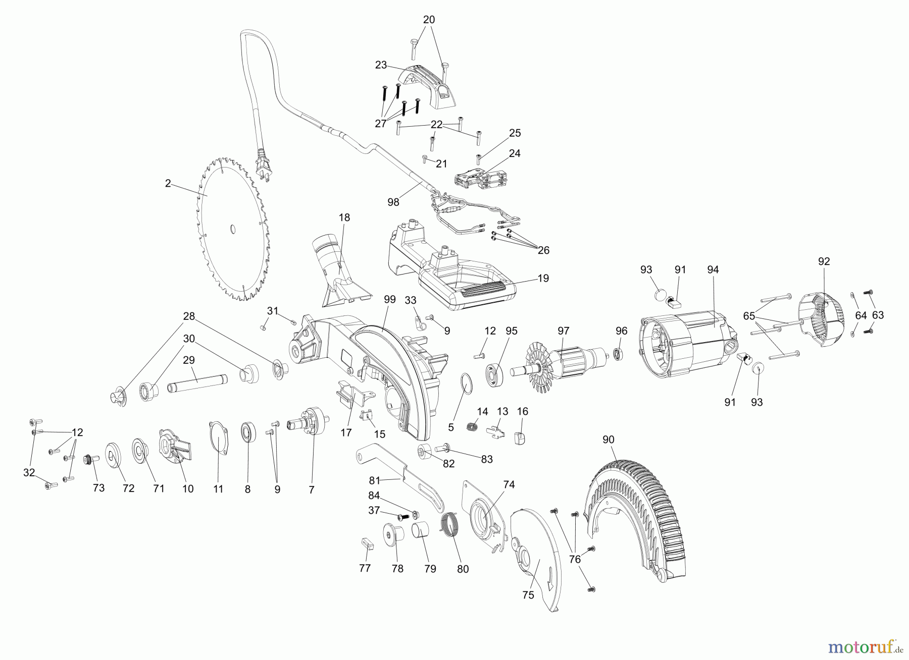 DEWALT HOLZARBEITEN Gehrungssägen GEHRUNGSSÄGE DWS713R Seite 1