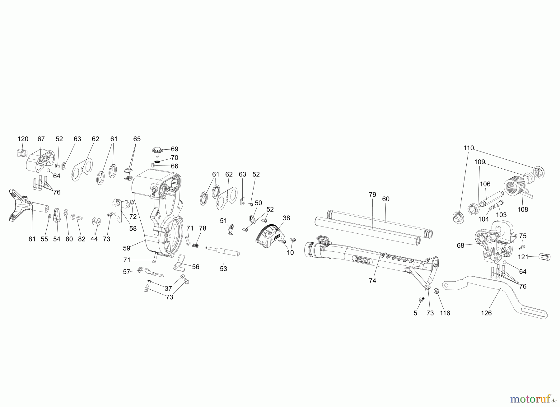 DEWALT HOLZARBEITEN Gehrungssägen GEHRUNGSSÄGE DWS780R Seite 1