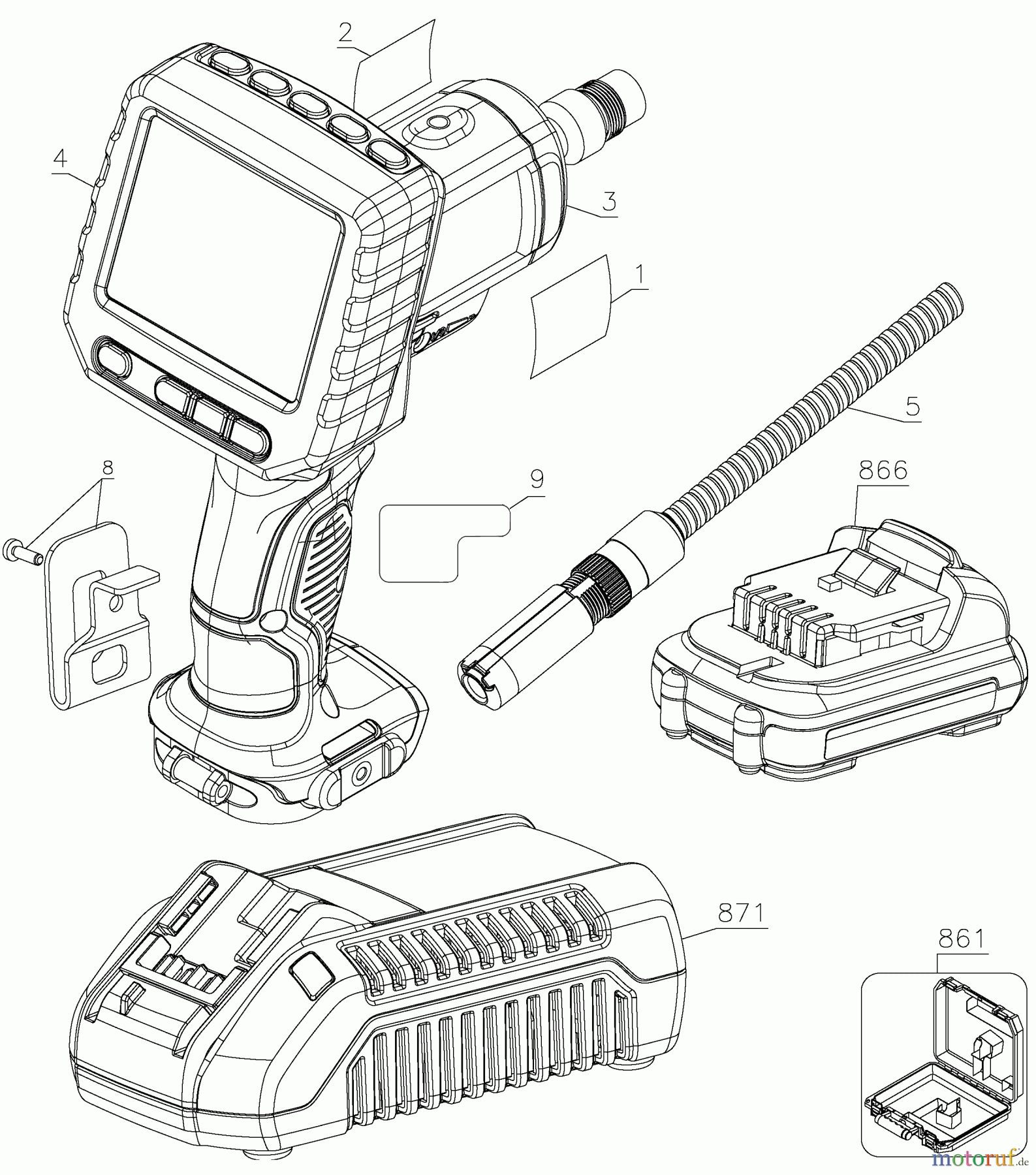 DEWALT Divers 12V MX 9MM DL INS CM DCT415S1 Seite 1