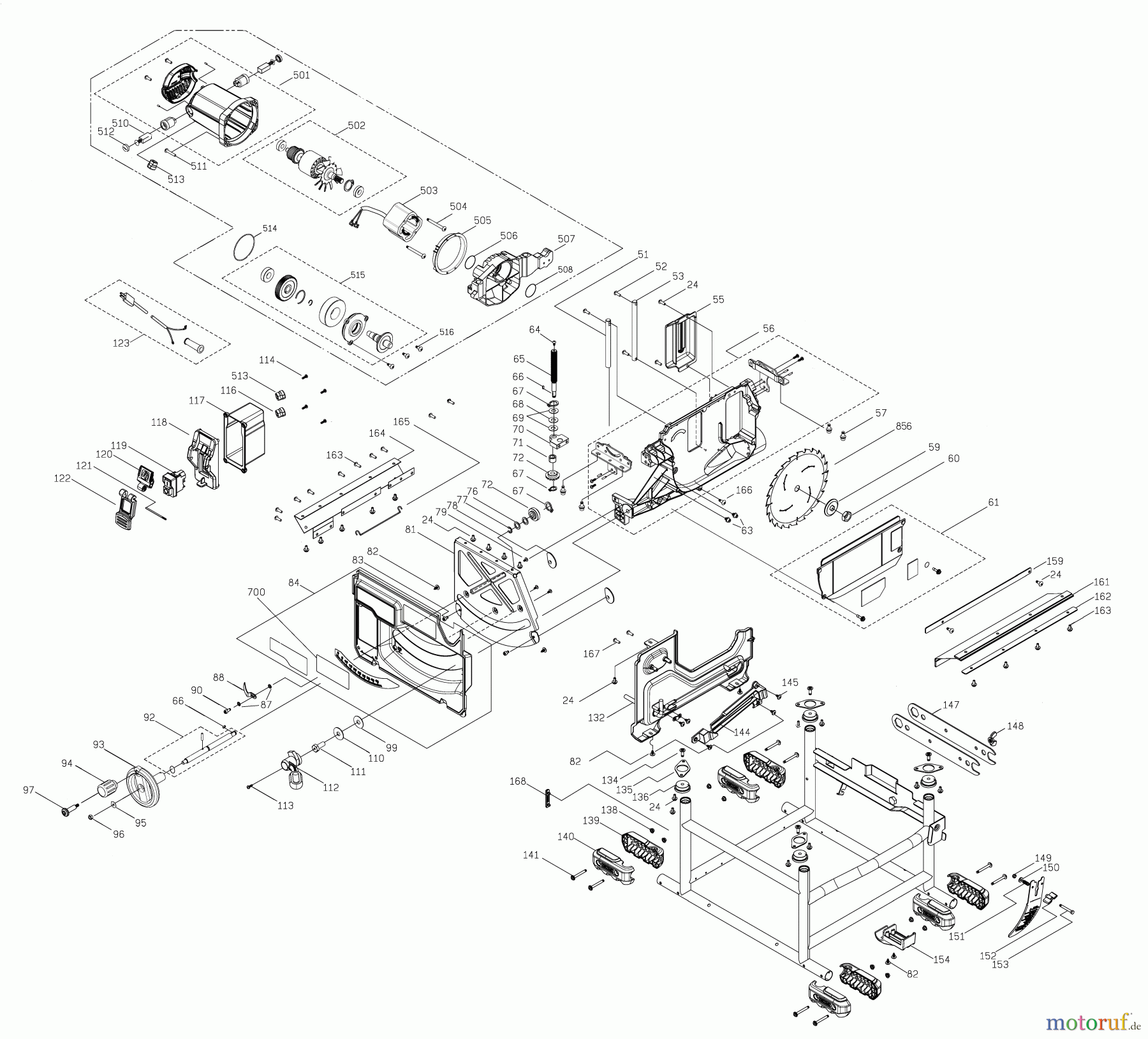 DEWALT HOLZARBEITEN UNIVERSAL-SÄGEN TISCH SAGEN DWE7485R Seite 2