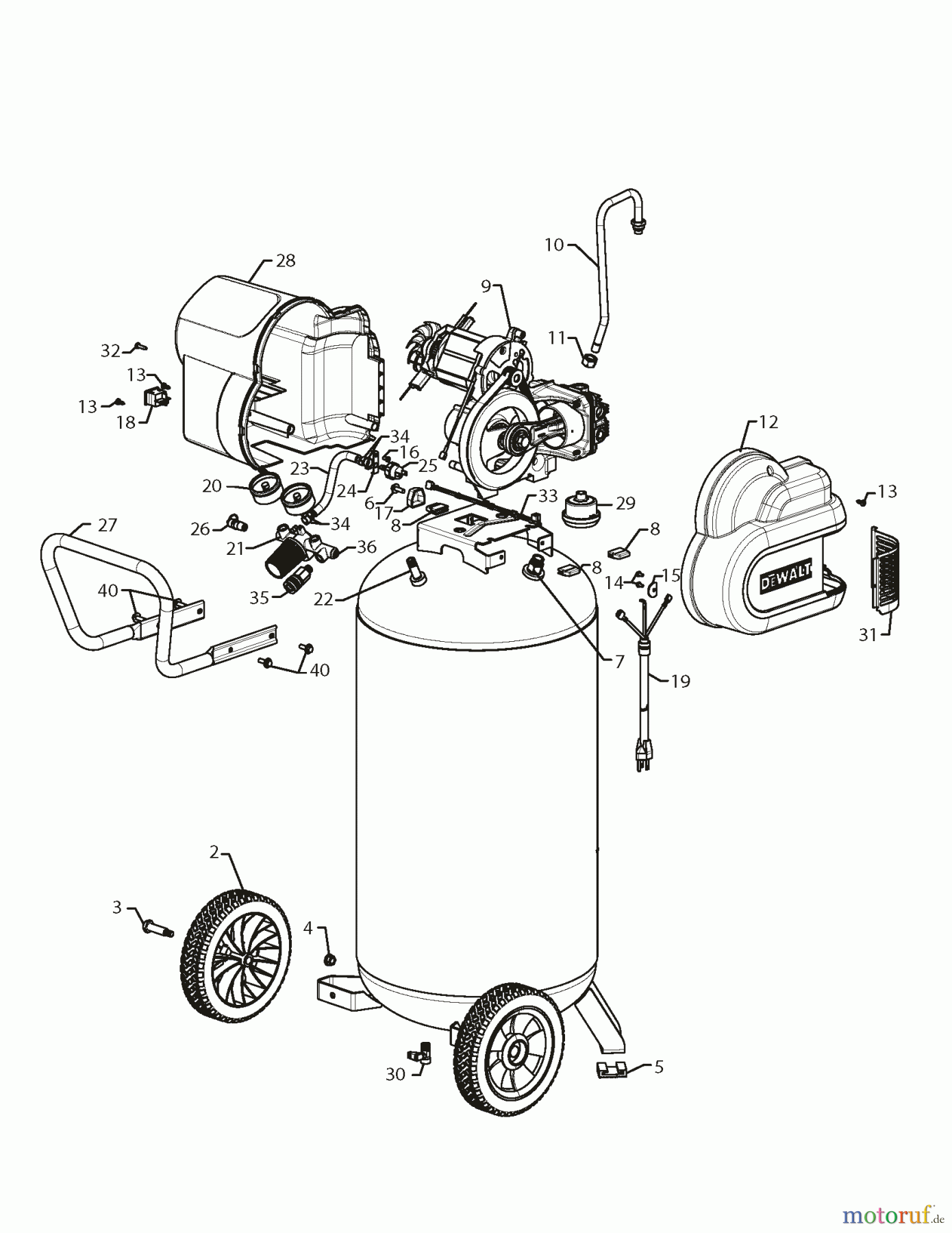  DEWALT Divers KOMPRESSOR DXCM272 Seite 1