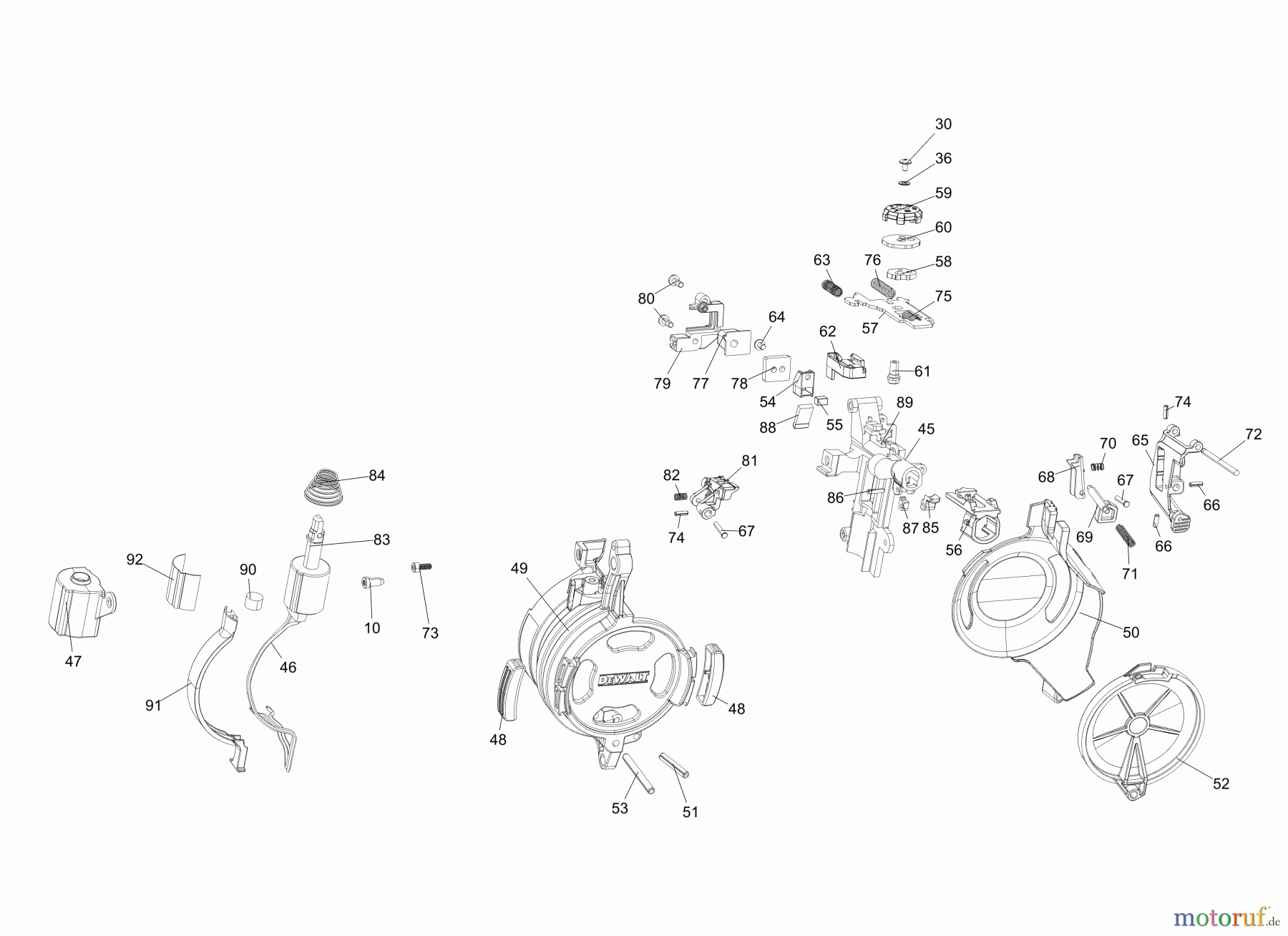 DEWALT Divers SHELL CORDLESS ROOFING NA DCN45RNB Seite 2