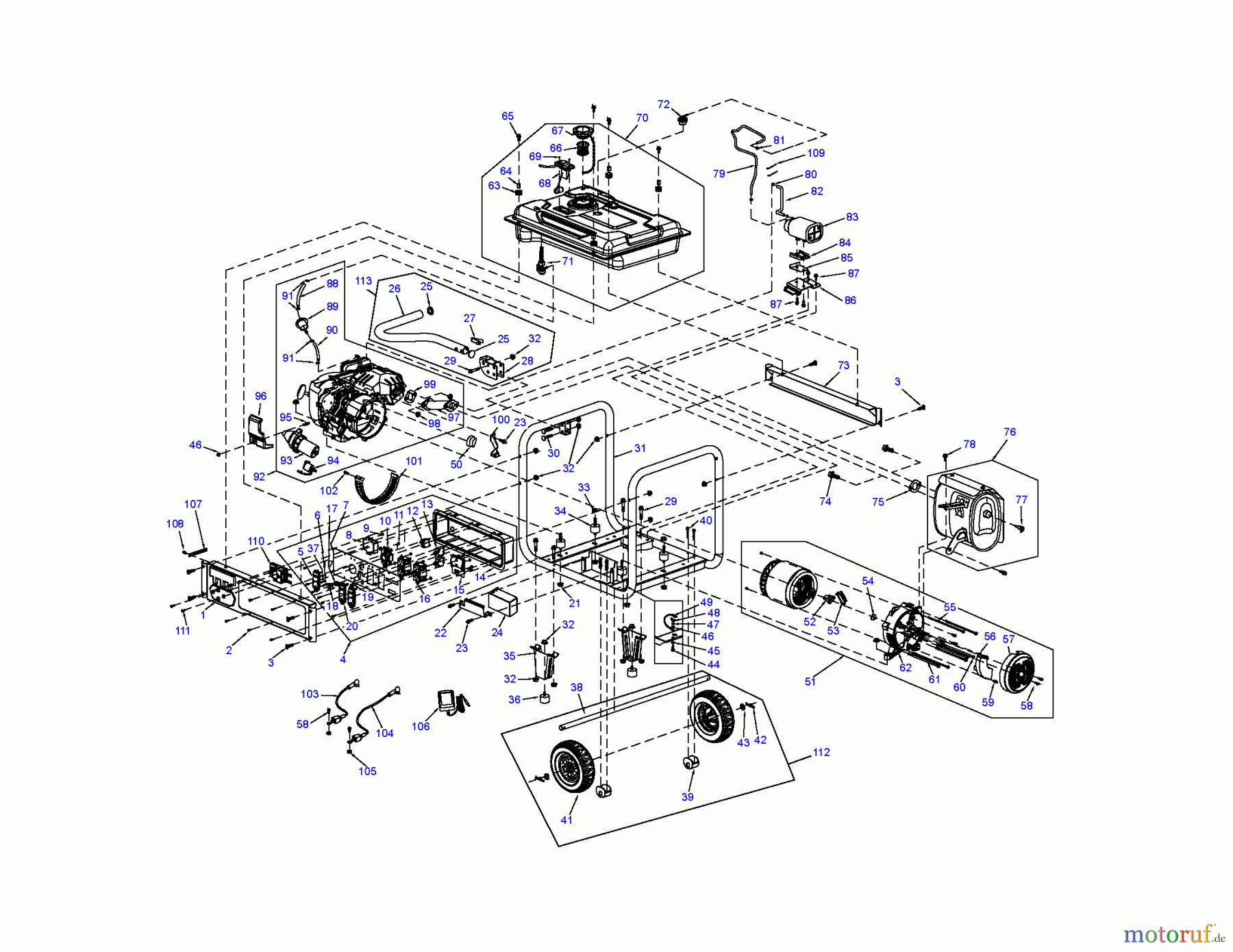 DEWALT Divers GENERATOR DXGNR8000 Seite 1