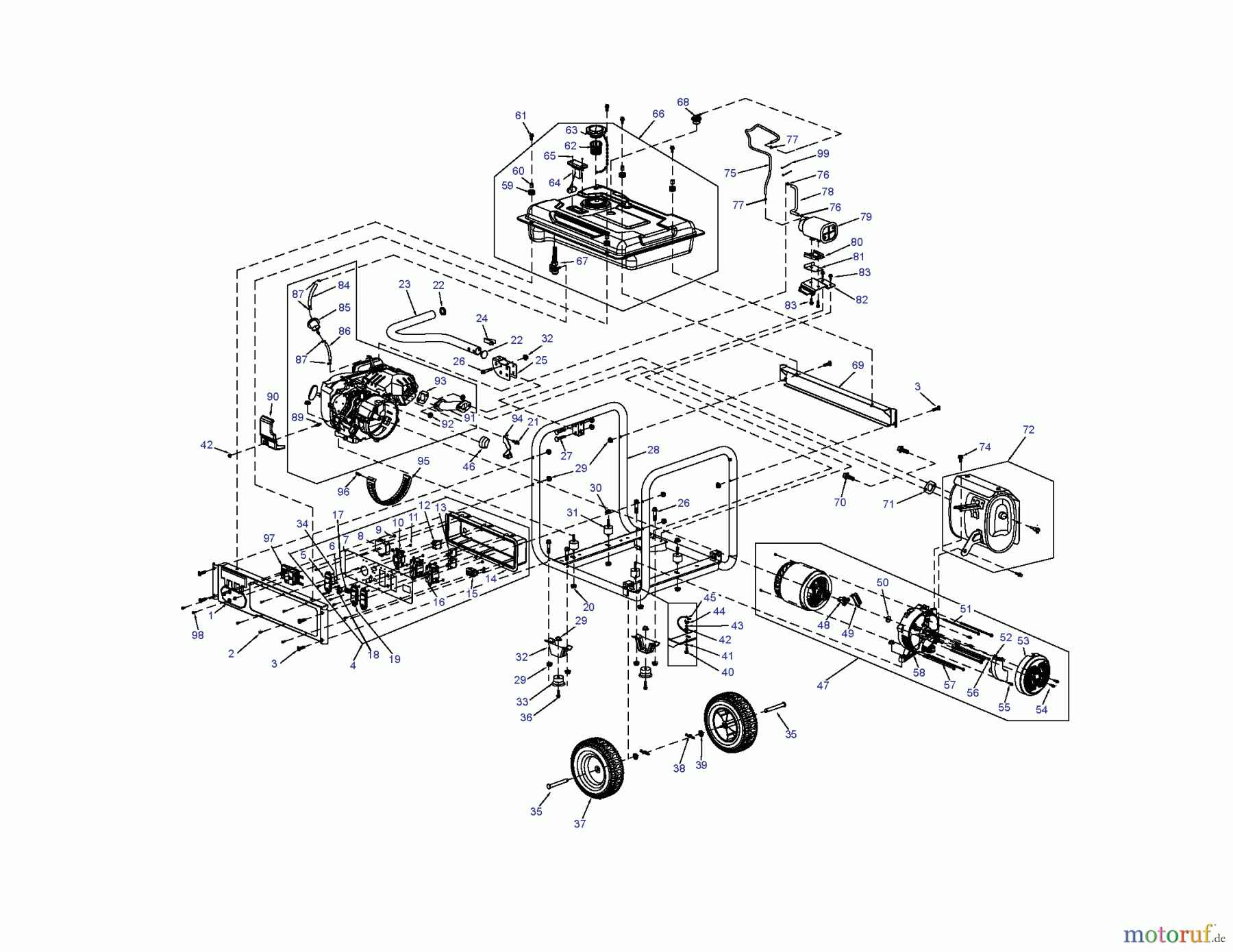  DEWALT Divers GENERATOR DXGNR6500 Seite 1
