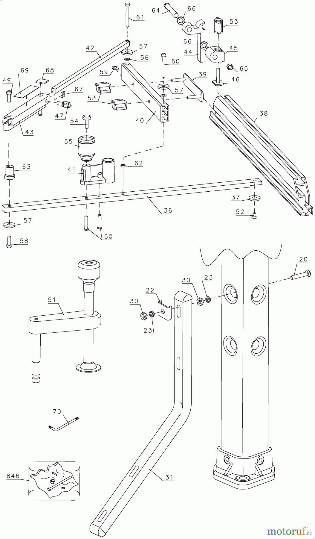 DEWALT HOLZARBEITEN UNIVERSAL-SÄGEN SCHIEBETISCH DE7461-QZ Seite 1