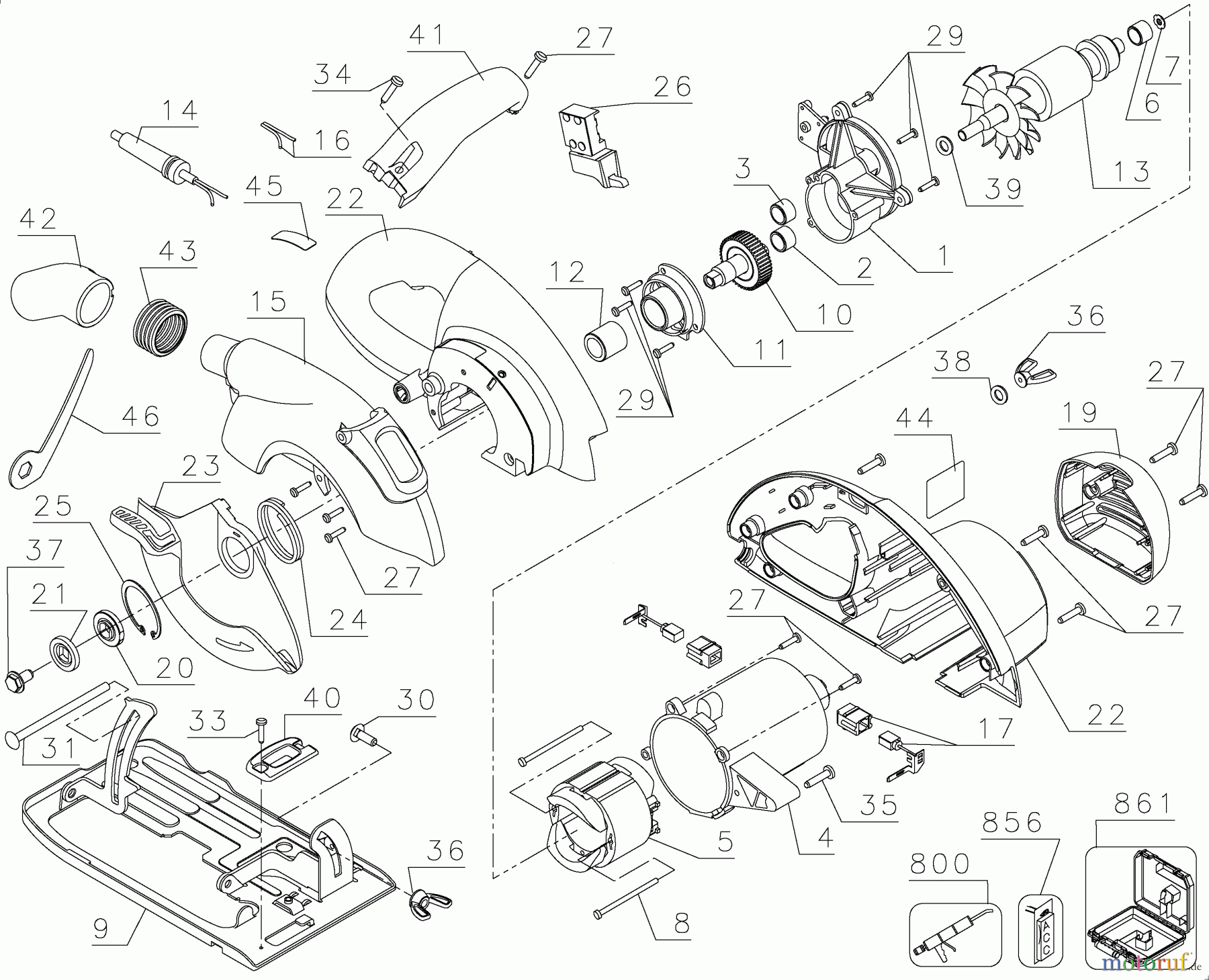 BLACK+DECKER Divers CIRCULAR SAW KIT C2020K Seite 1