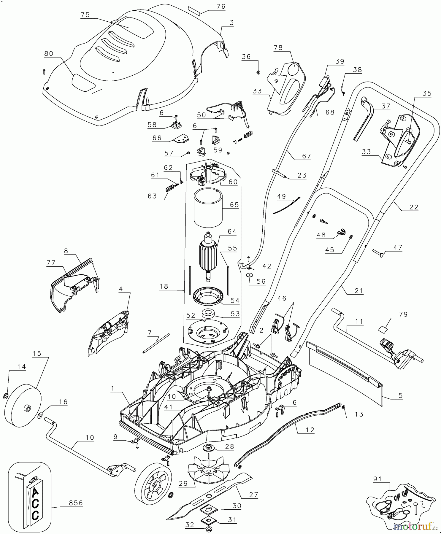  DEVILBISS Divers 18 INCH MOWER 35517 Seite 1