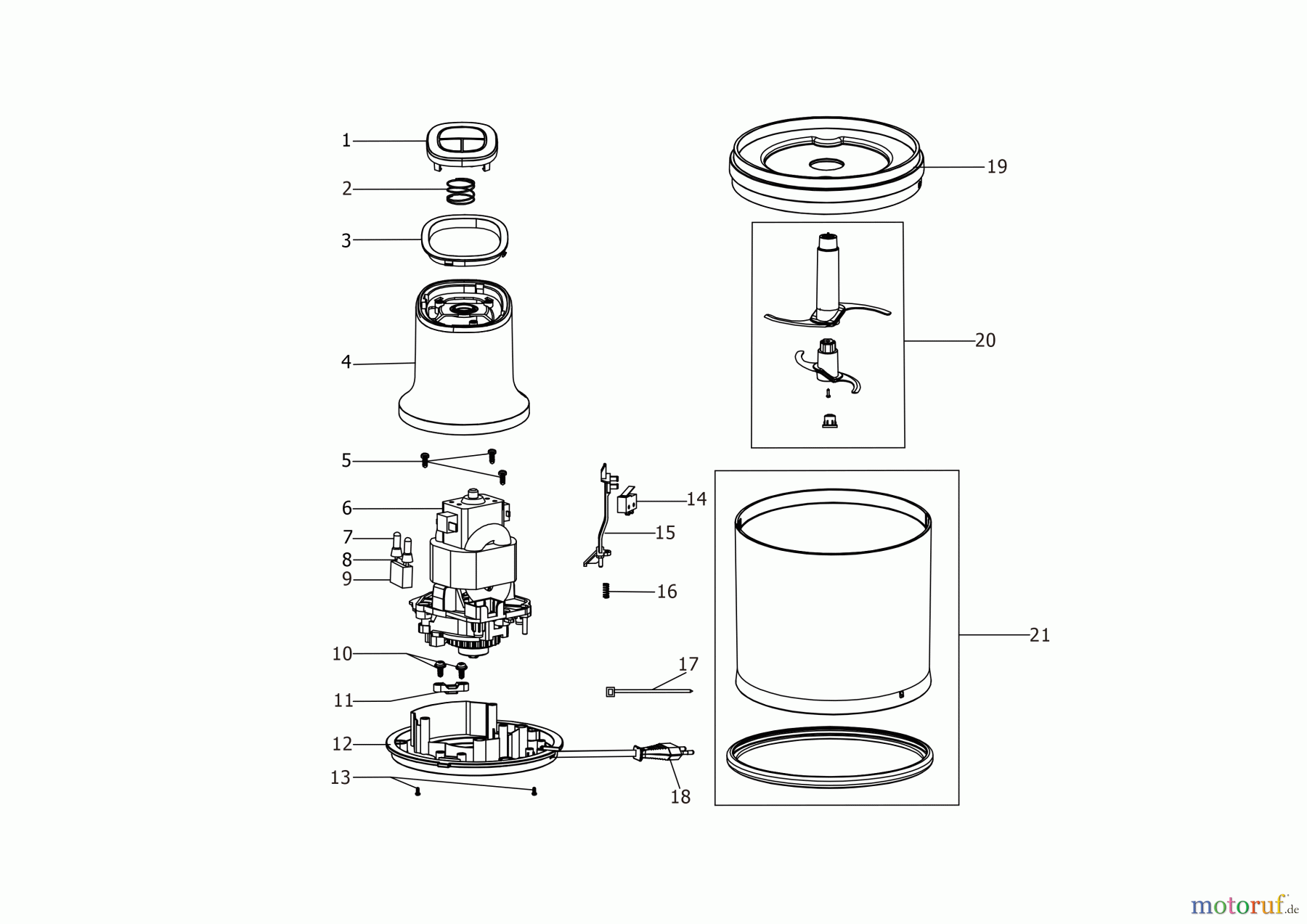 BLACK+DECKER HAUSHALT LEBENSMITTELZUBEREITUNG HACKBEIL FC500 Seite 1