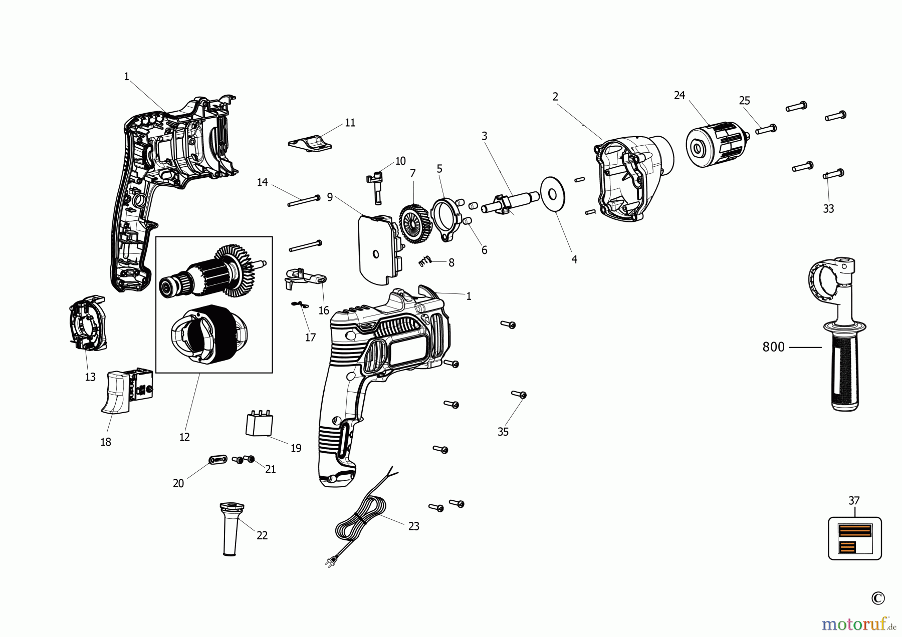 STANLEY HAMMERS ROTARY HAMMERS SDS-PLUS BOHRHAMMER FMEH750 Seite 2