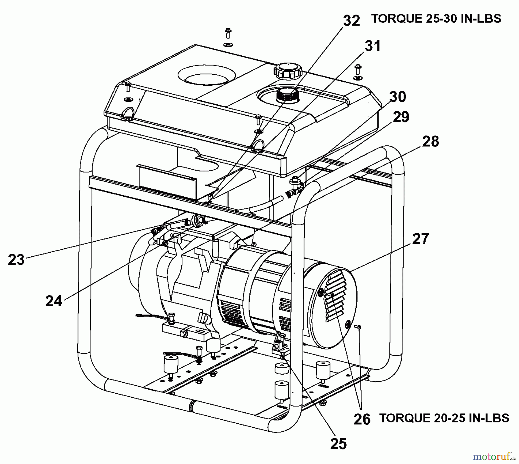 OEM Black und Decker Divers G 4500W 9HP HONDA GHV4500S1 Seite 2