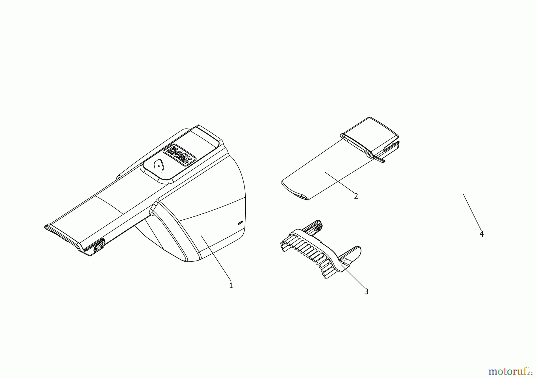  BLACK+DECKER HAUSHALT REINIGUNG STAUBSAUGER HNVD220J00 Seite 1