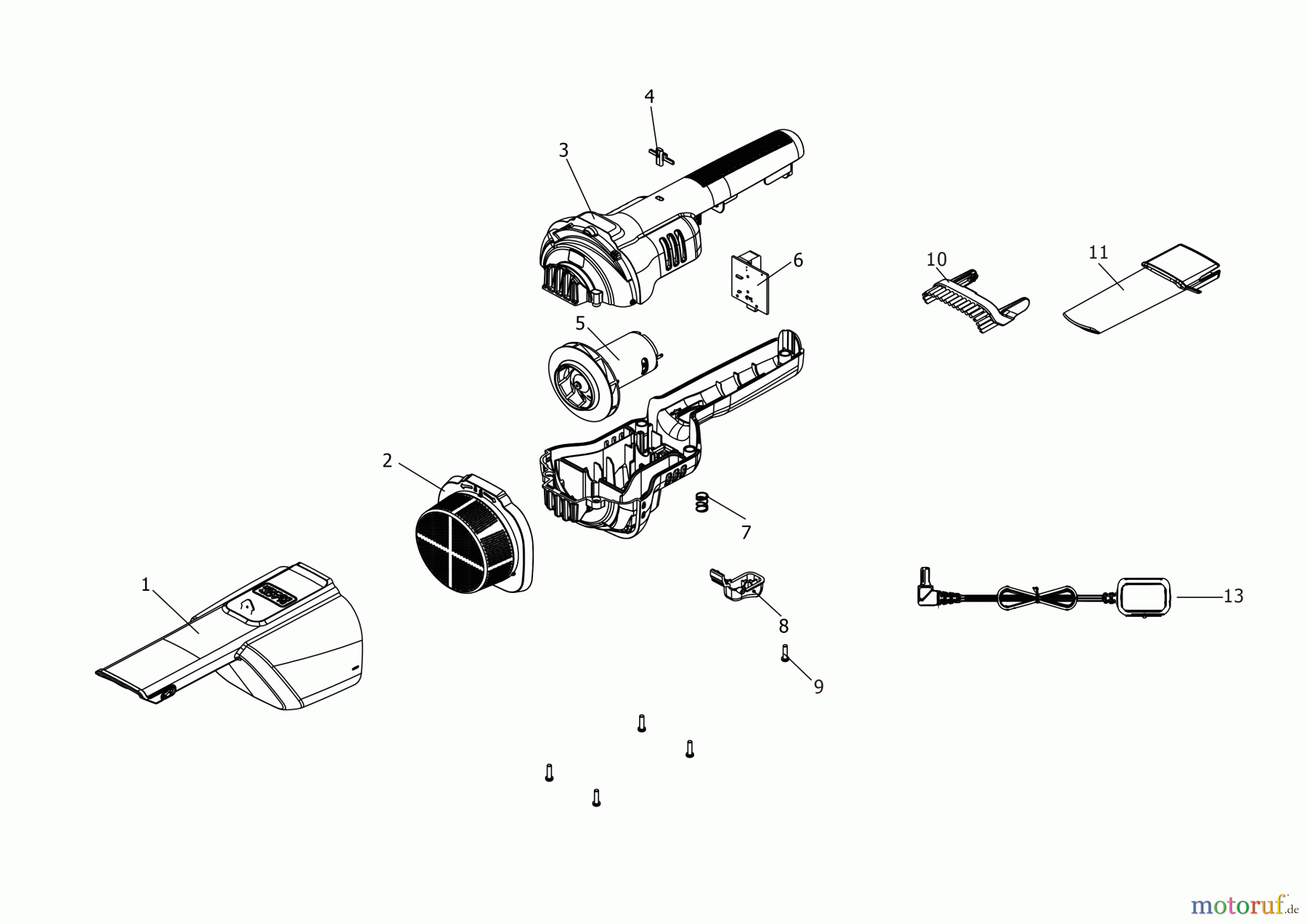 BLACK+DECKER HAUSHALT REINIGUNG STAUBSAUGER HNVD215J02 Seite 1