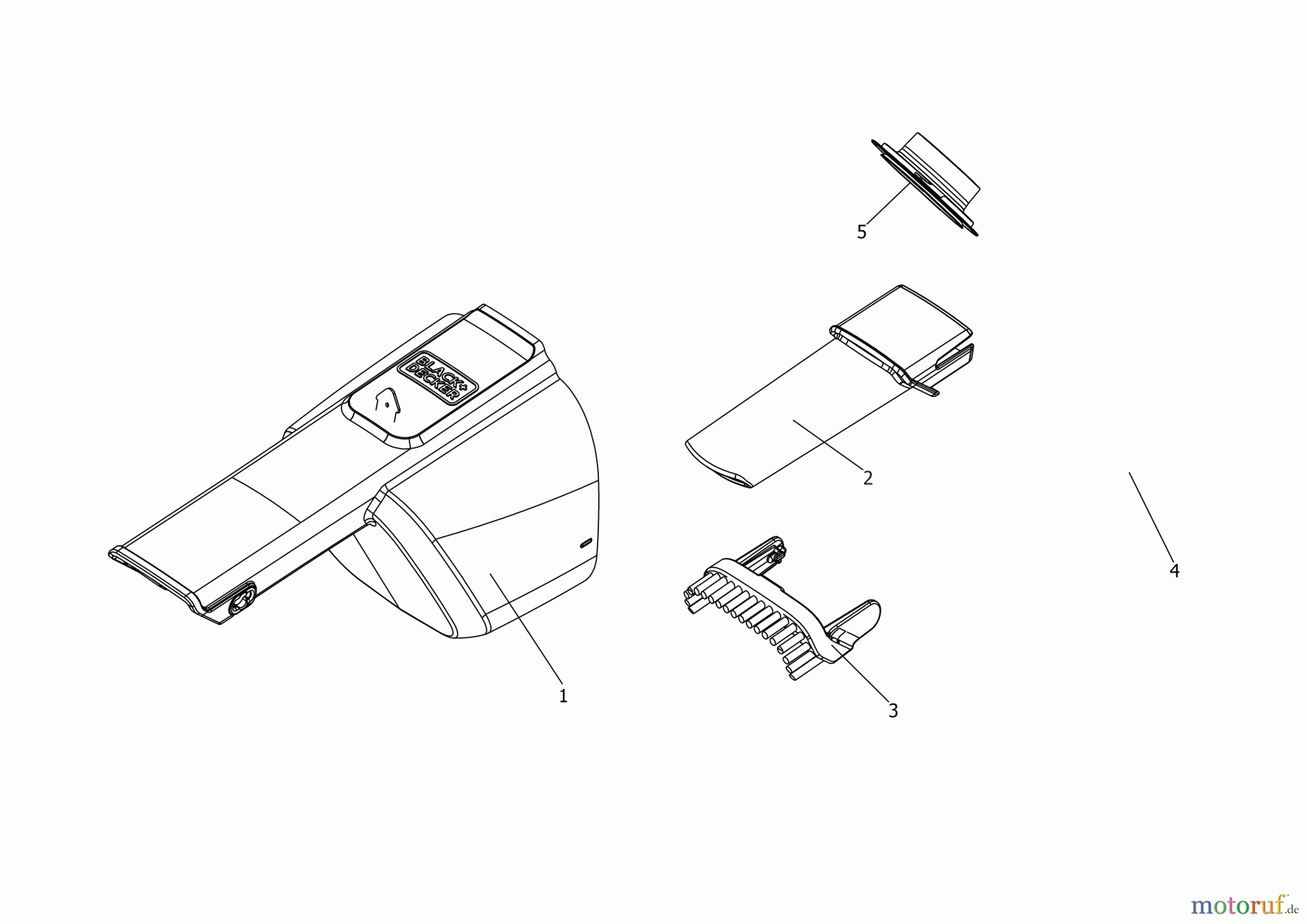 BLACK+DECKER HAUSHALT REINIGUNG STAUBSAUGER HNVD215JF00 Seite 1