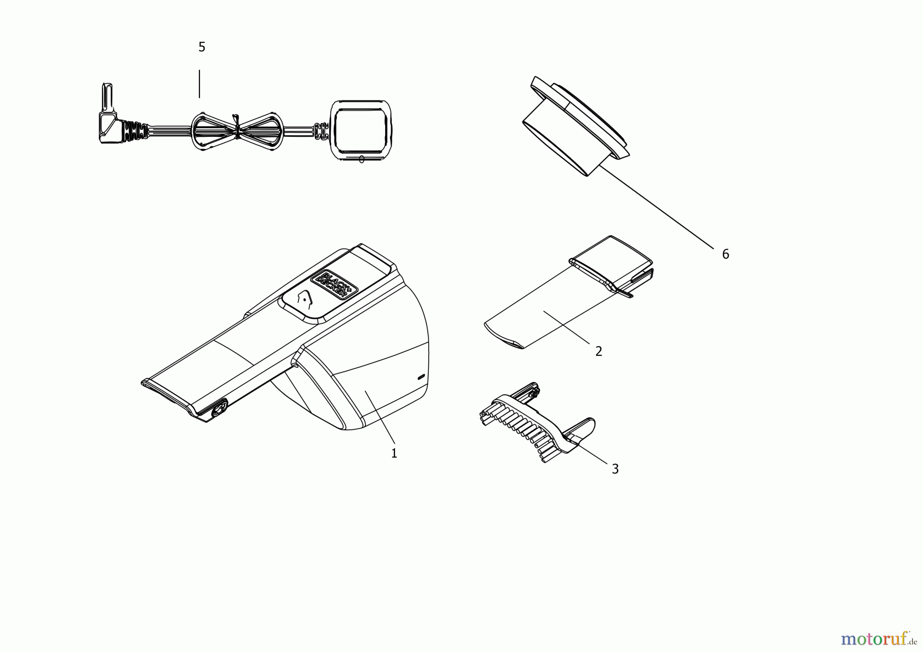 BLACK+DECKER HAUSHALT REINIGUNG STAUBSAUGER HNVD220J21 Seite 1