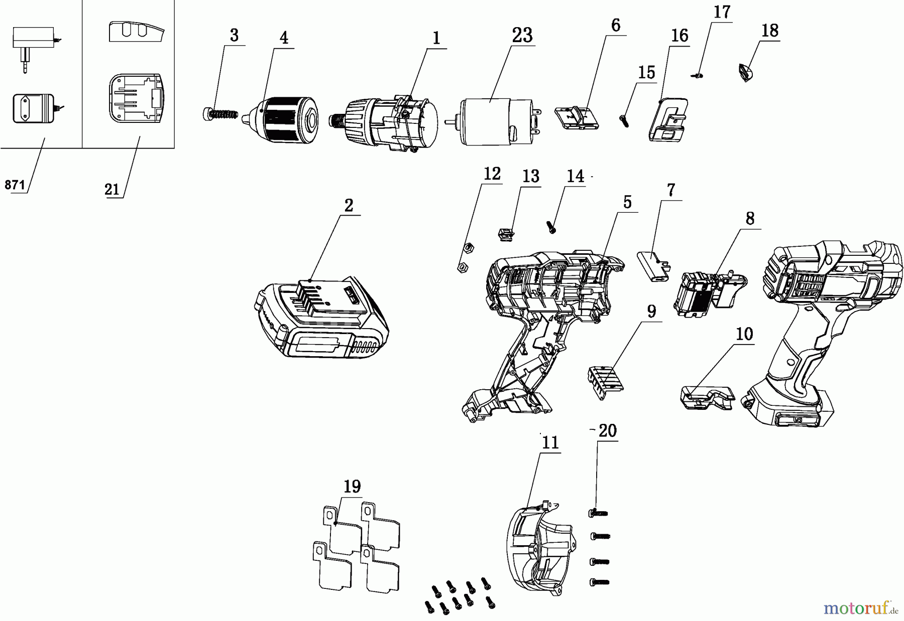BLACK+DECKER Divers 14.4V LI-ION HAMMER DRILL HP14 Seite 1