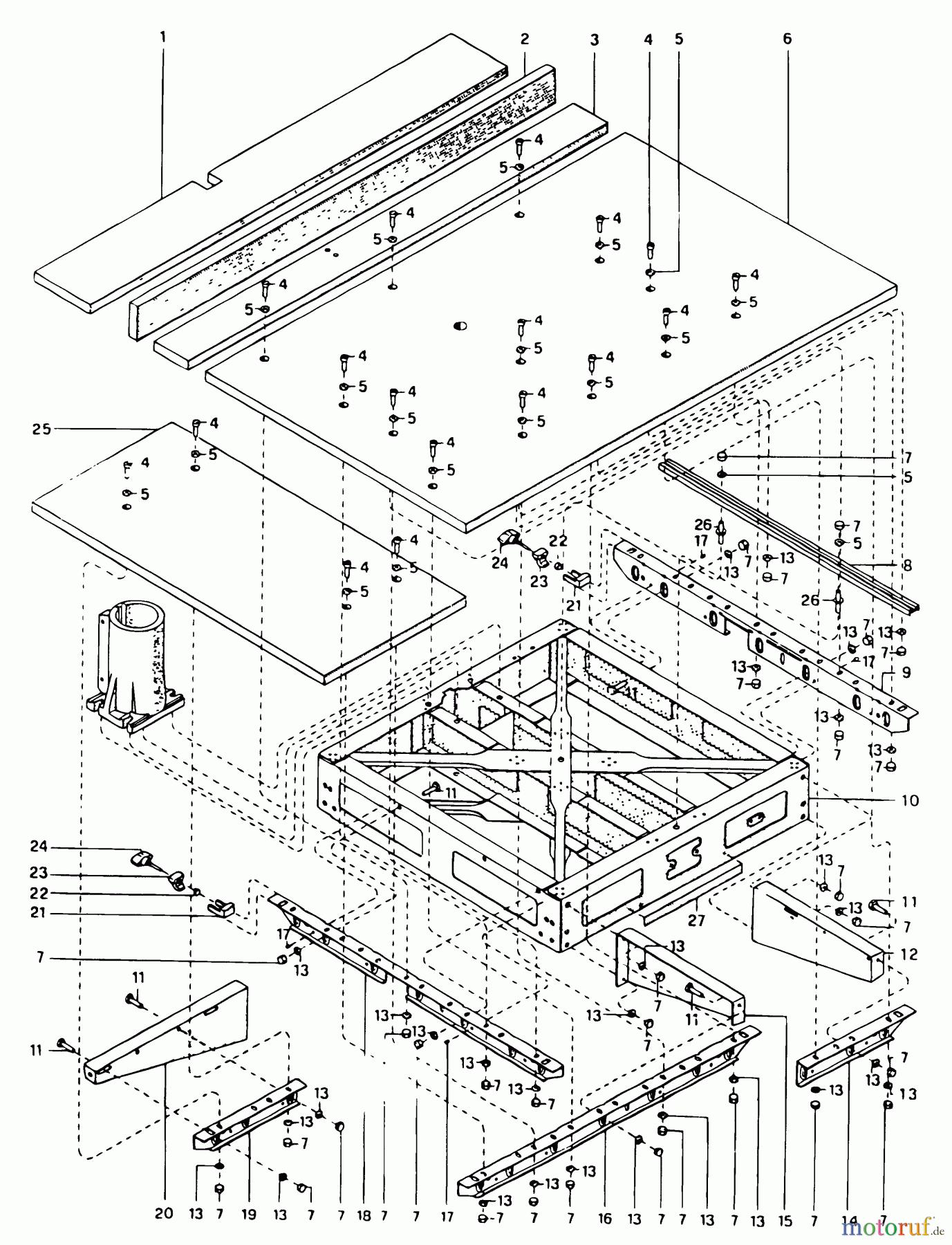  DEWALT HOLZARBEITEN RADIALKREISSÄGEN RADIALARMSÄGE DW8103----B Seite 1