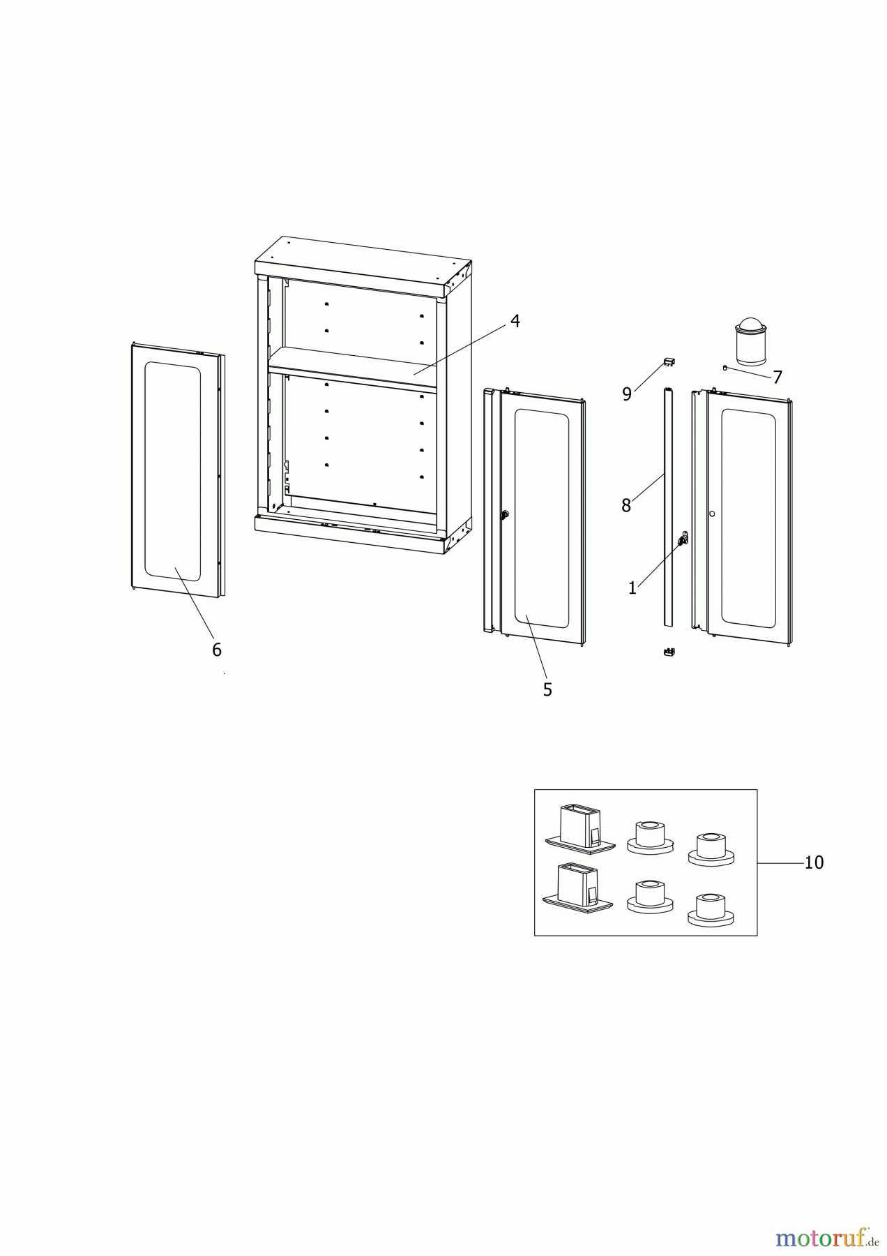  FACOM STORAGE SHELVING CABINET JLS3-MHSPV Seite 1