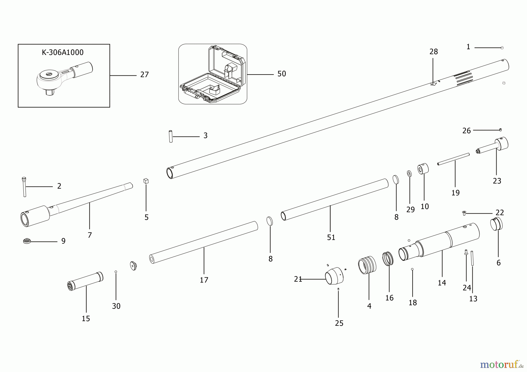FACOM WRENCHES SCHLUESSEL K.306-1000D Seite 2