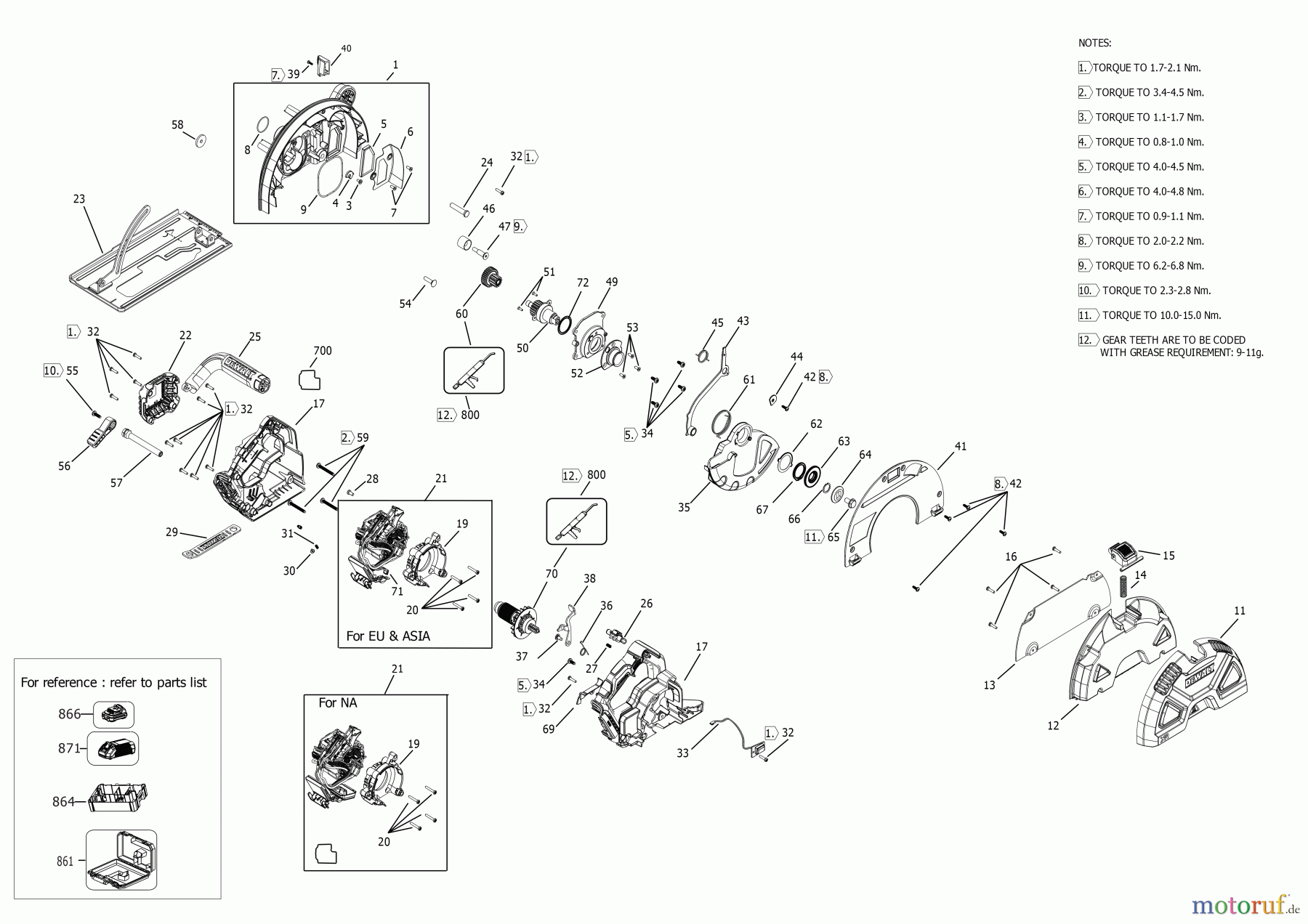 DEWALT HOLZARBEITEN KREISSÄGEN KREISSGE DCS383N Seite 1