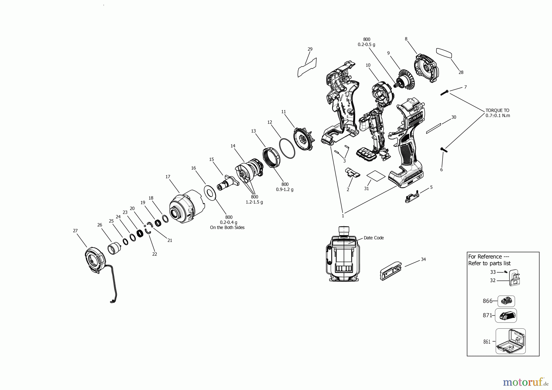  DEWALT AKKUBOHRER CDLS DRILLS 18V SCHLAGSCHRAUBER DCF860USNA Seite 1