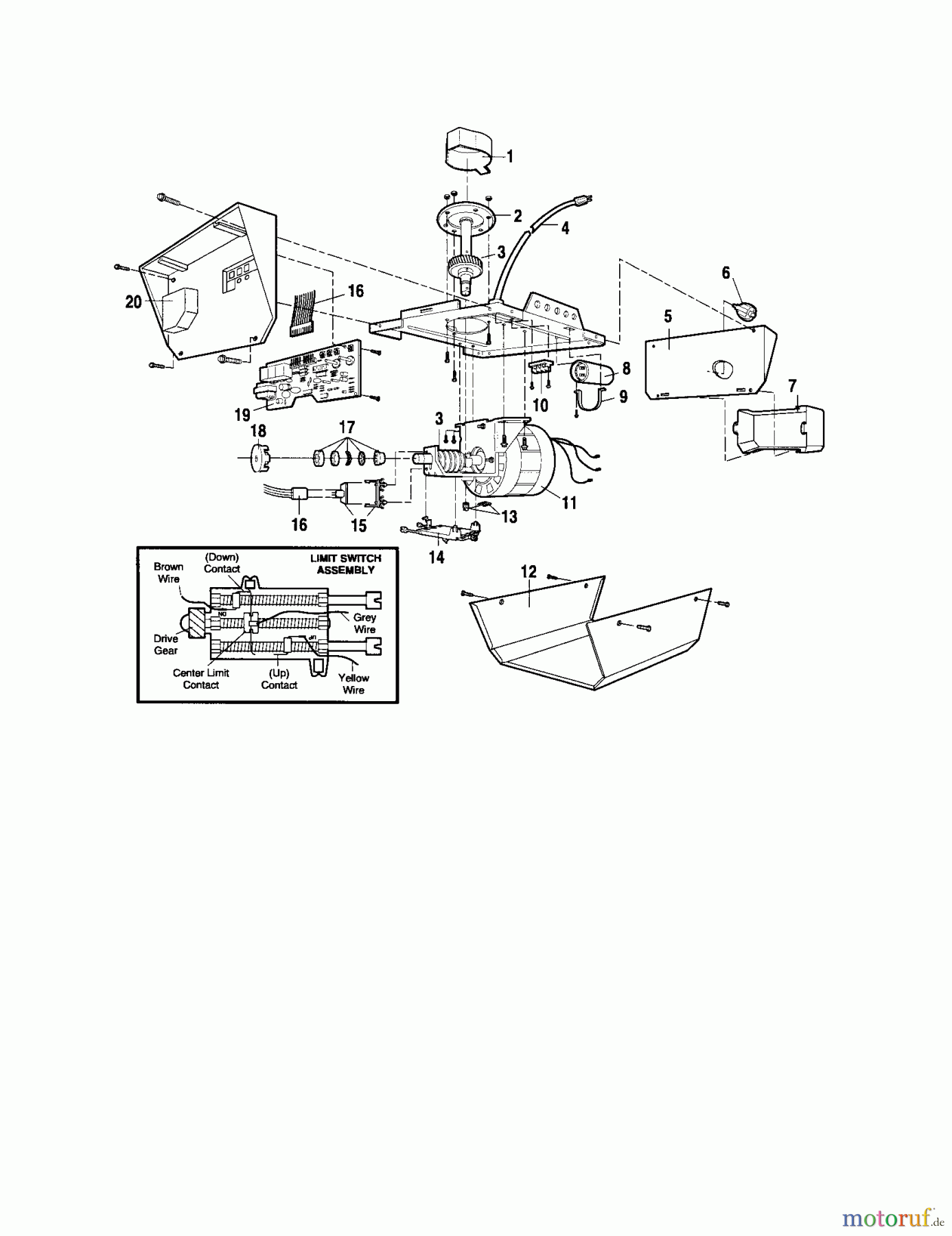  CRAFTSMAN Divers 1/2HP GAR DOOR OPENR 139.5364812 Seite 3